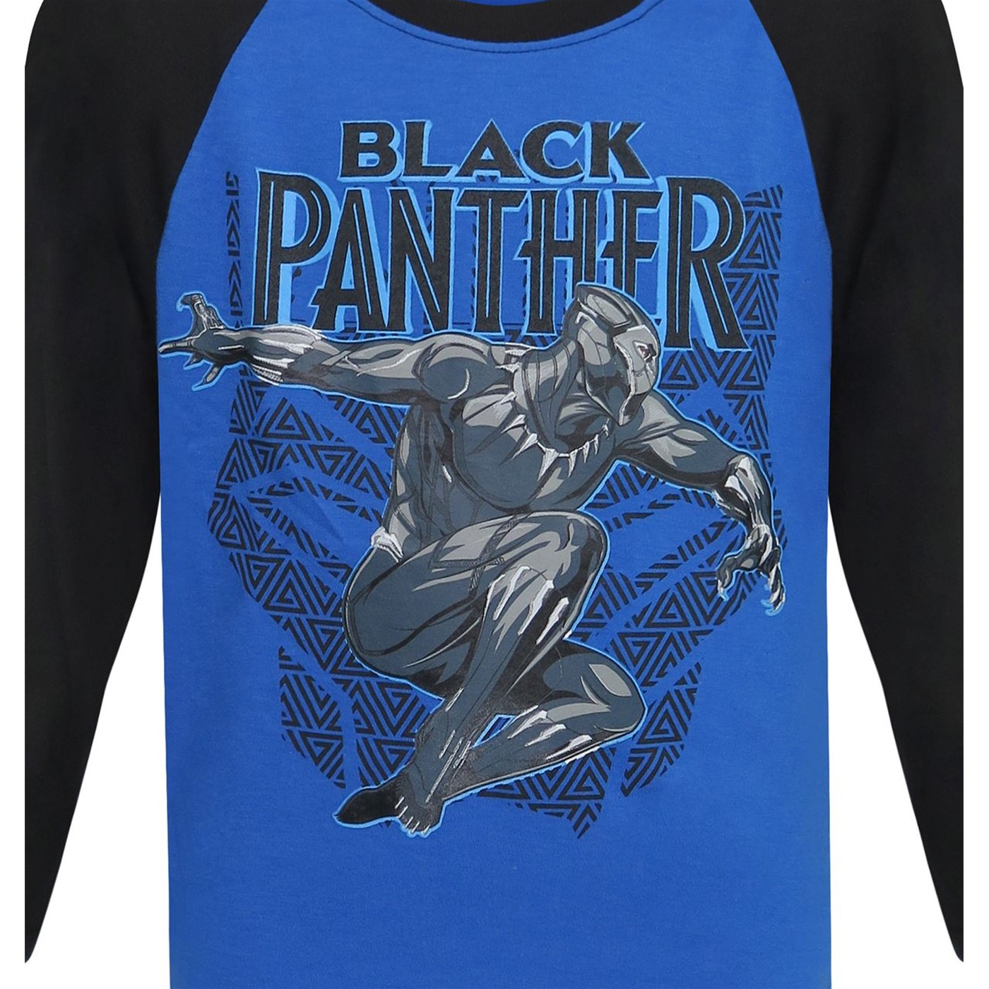 Black Panther Leap Kids Baseball T-Shirt