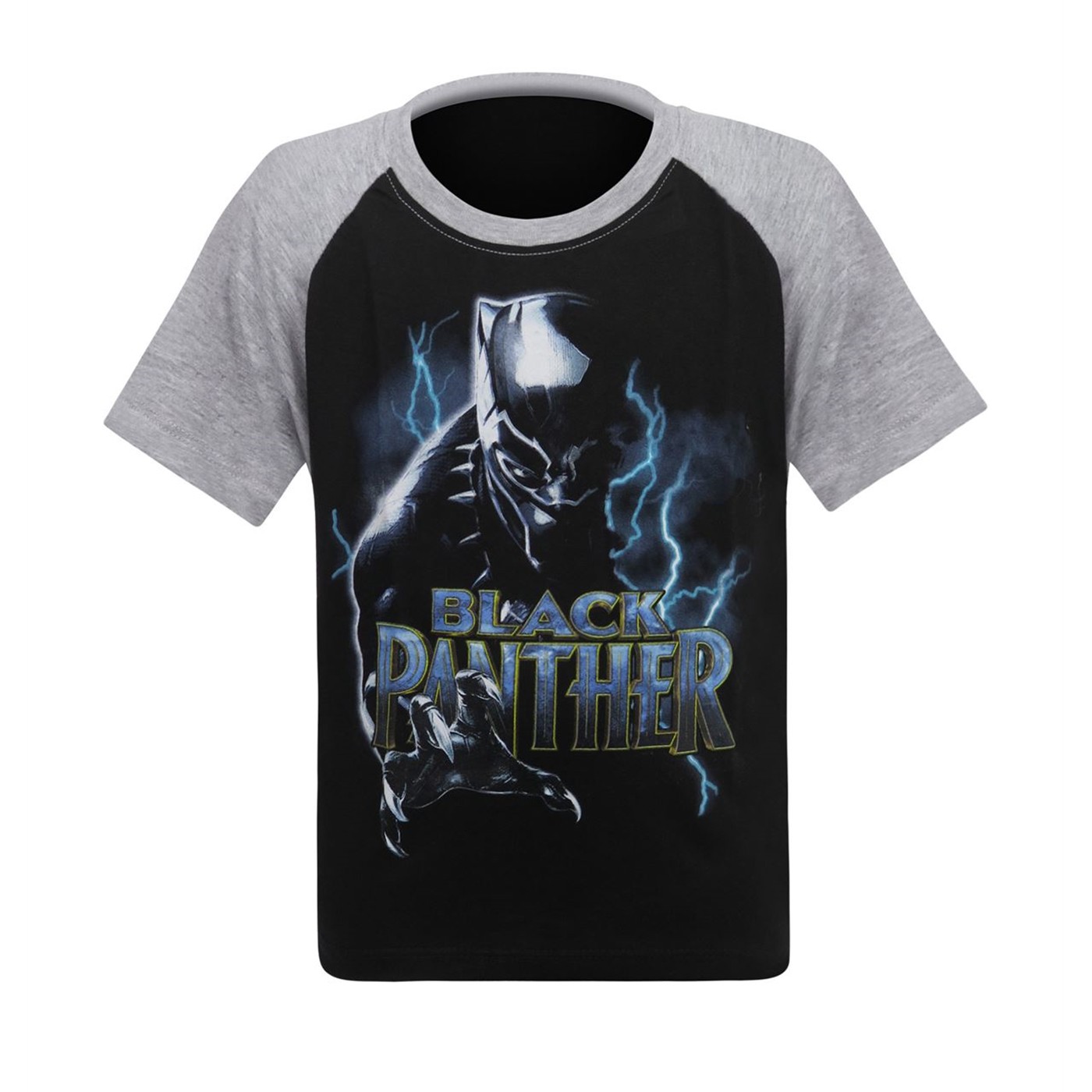 Black Panther Lightning Kids T-Shirt