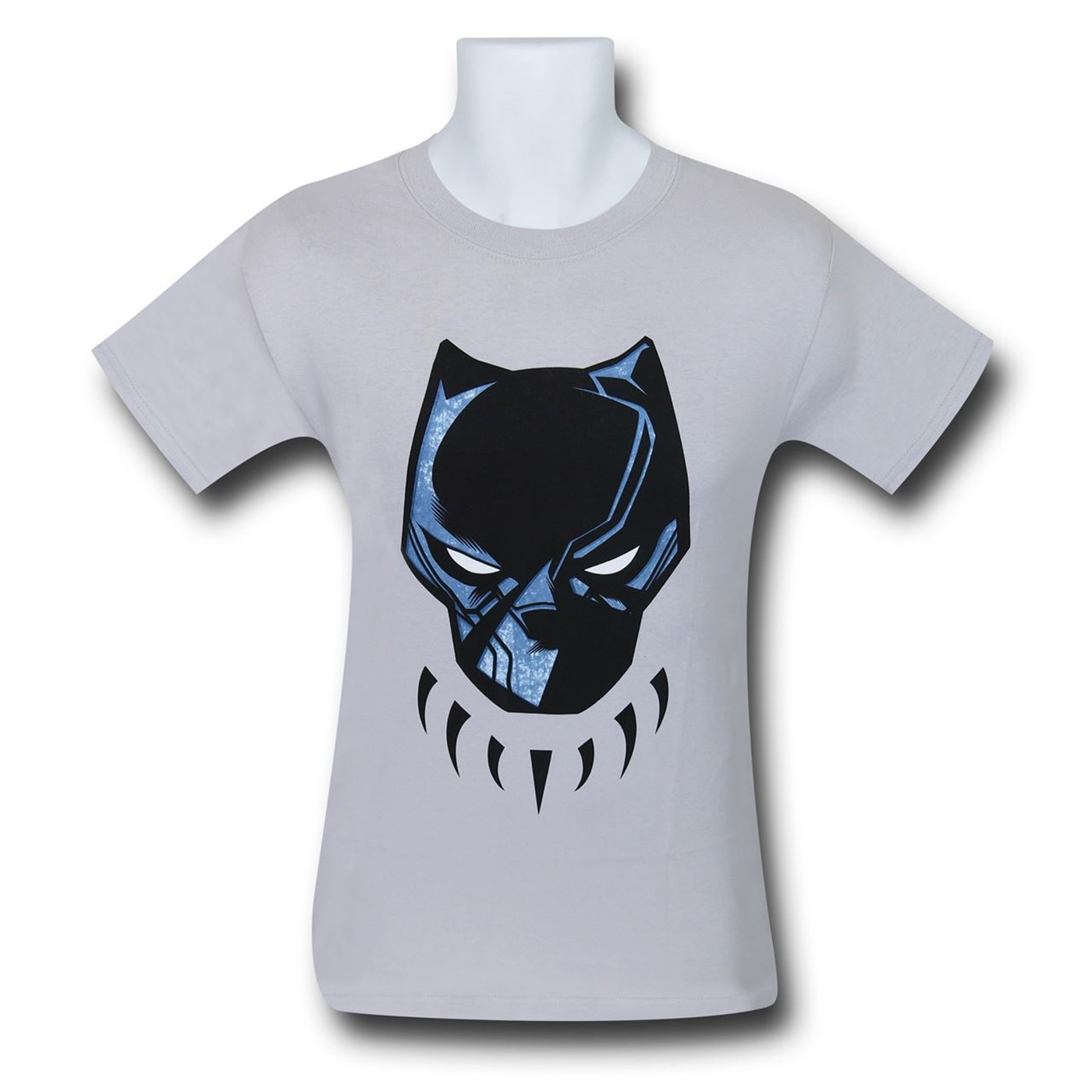 Black Panther Silver Logo Men's T-Shirt