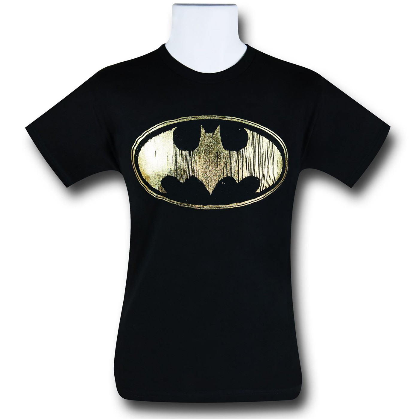 Batman Black Gold Symbol 30 Single T-Shirt