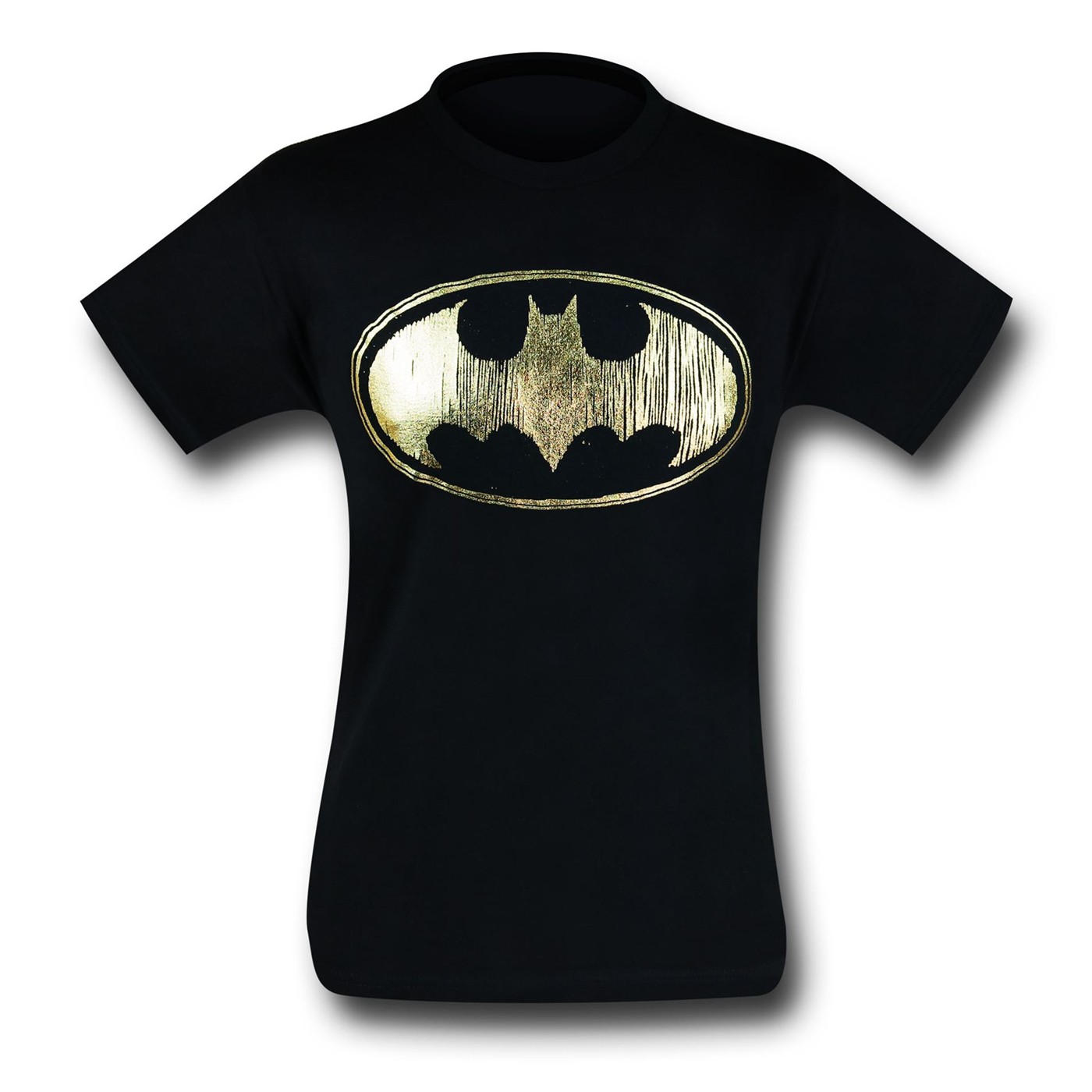 Batman Black Gold Symbol 30 Single T-Shirt