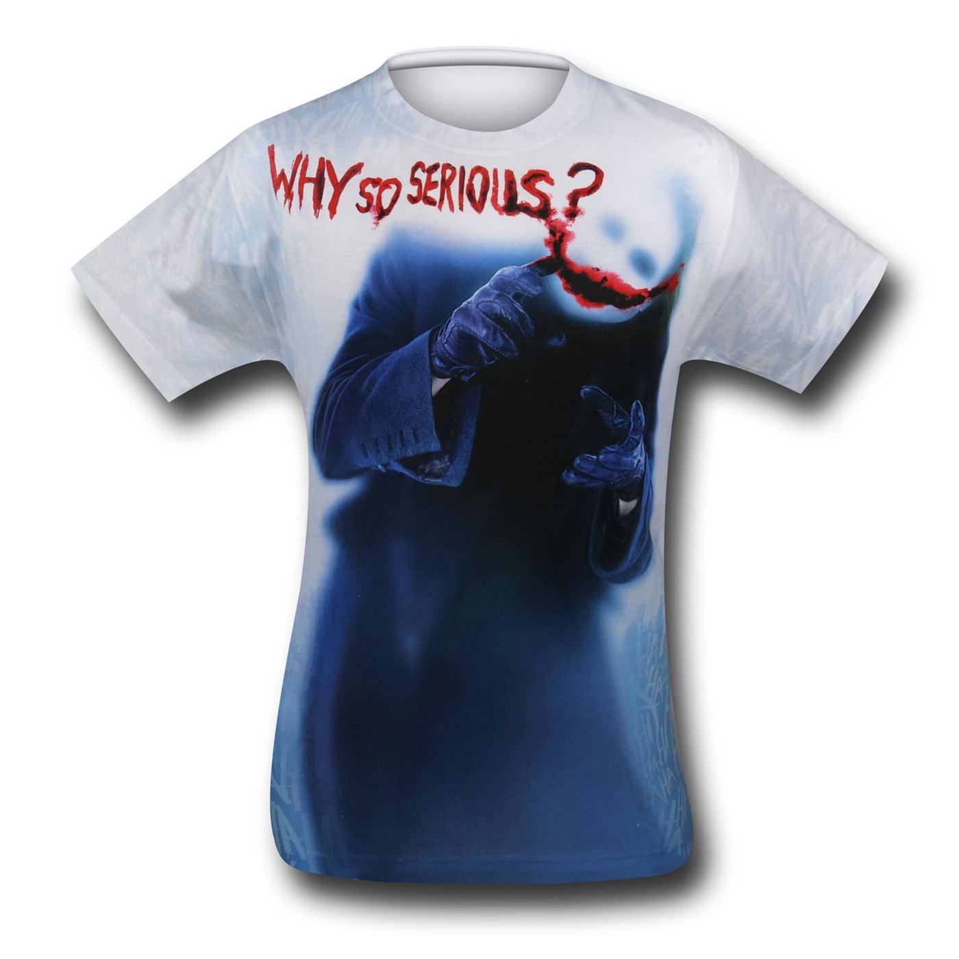 Batman Dark Knight Joker Serious Sublimated T-Shirt
