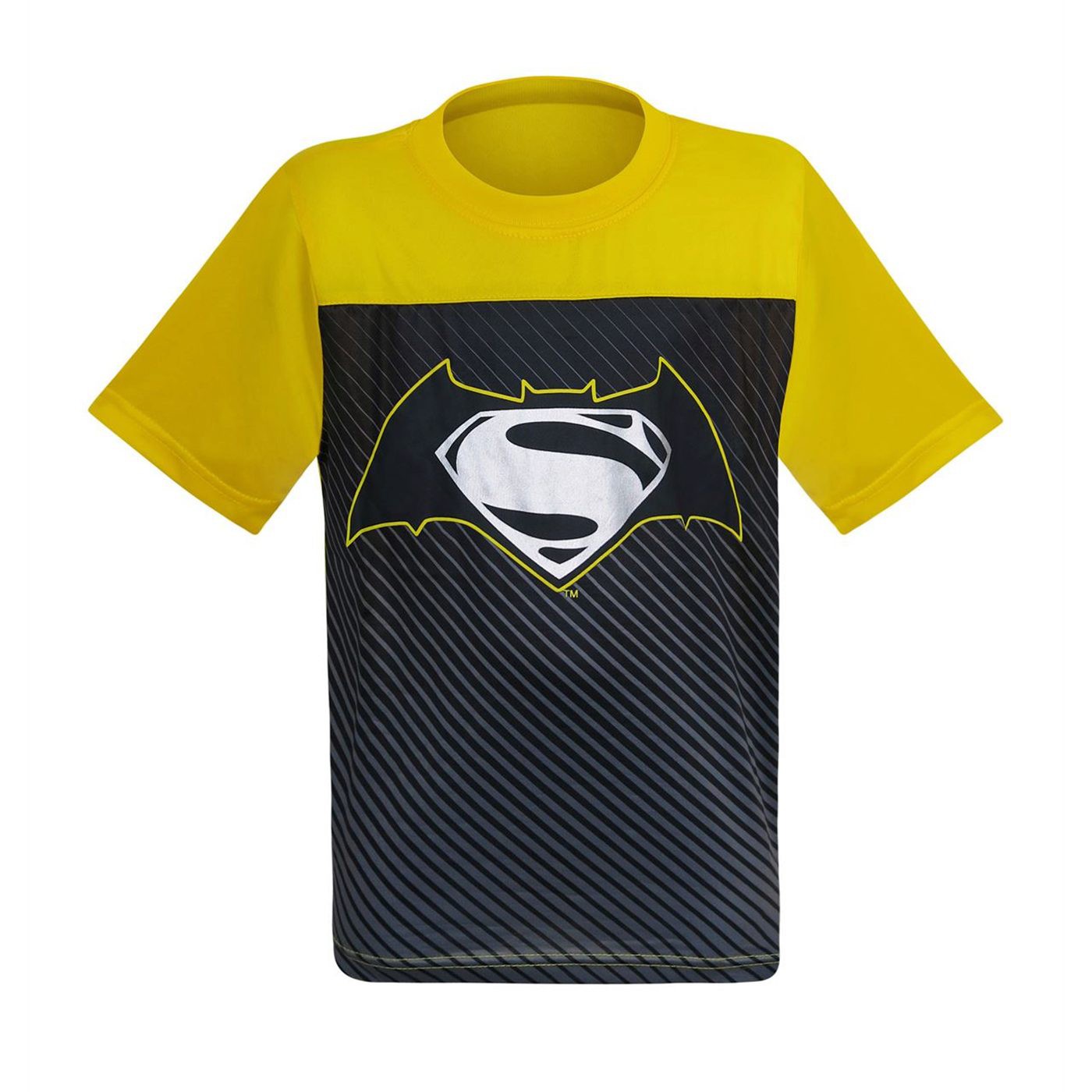 Batman Vs Superman Symbol Kids Cut & Sew T-Shirts