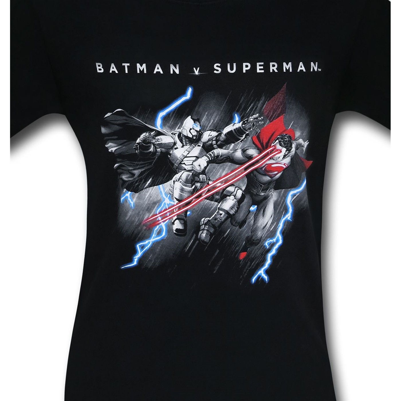 Batman Vs Superman Lasers and Lightning T-Shirt