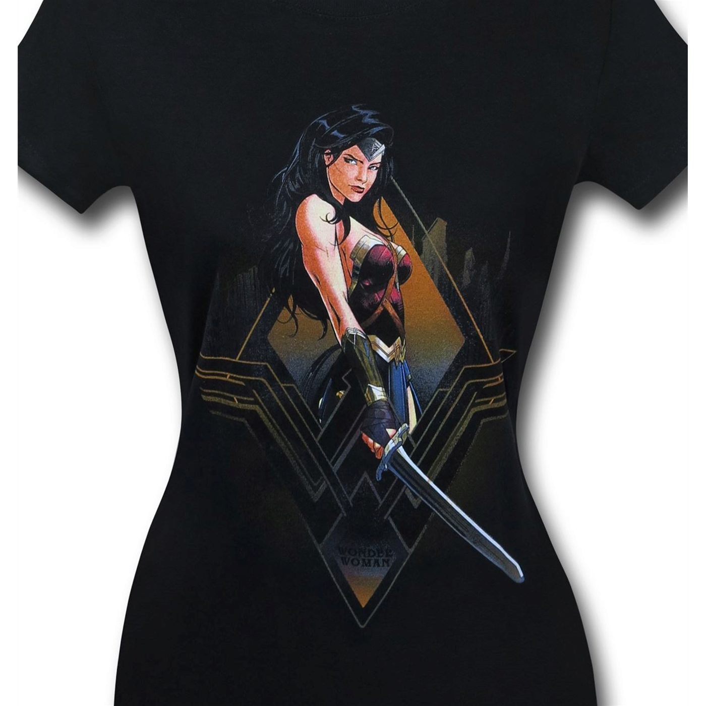 Batman Vs Superman Wonder Woman City Girl Women's T-Shirt