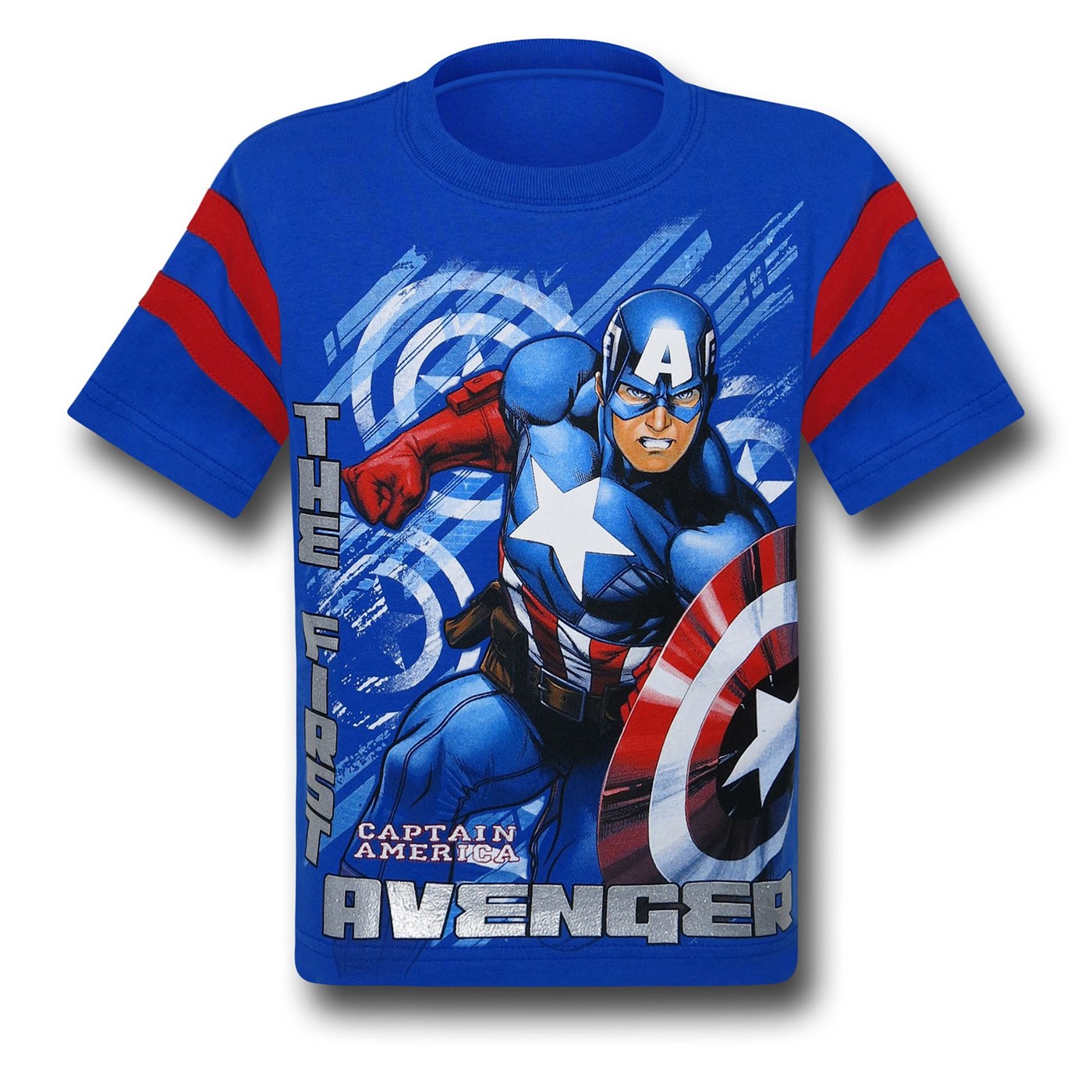 Captain America First Avenger Kids Blue T-Shirt