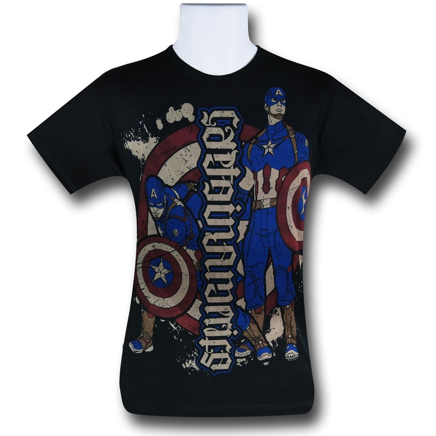 Captain America AoU Red Chapter Ambigram T-Shirt