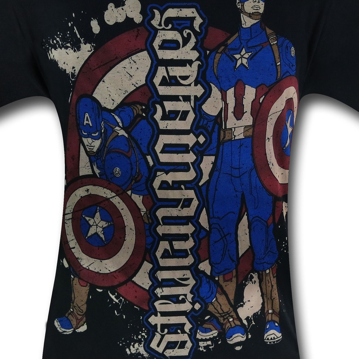 Captain America AoU Red Chapter Ambigram T-Shirt
