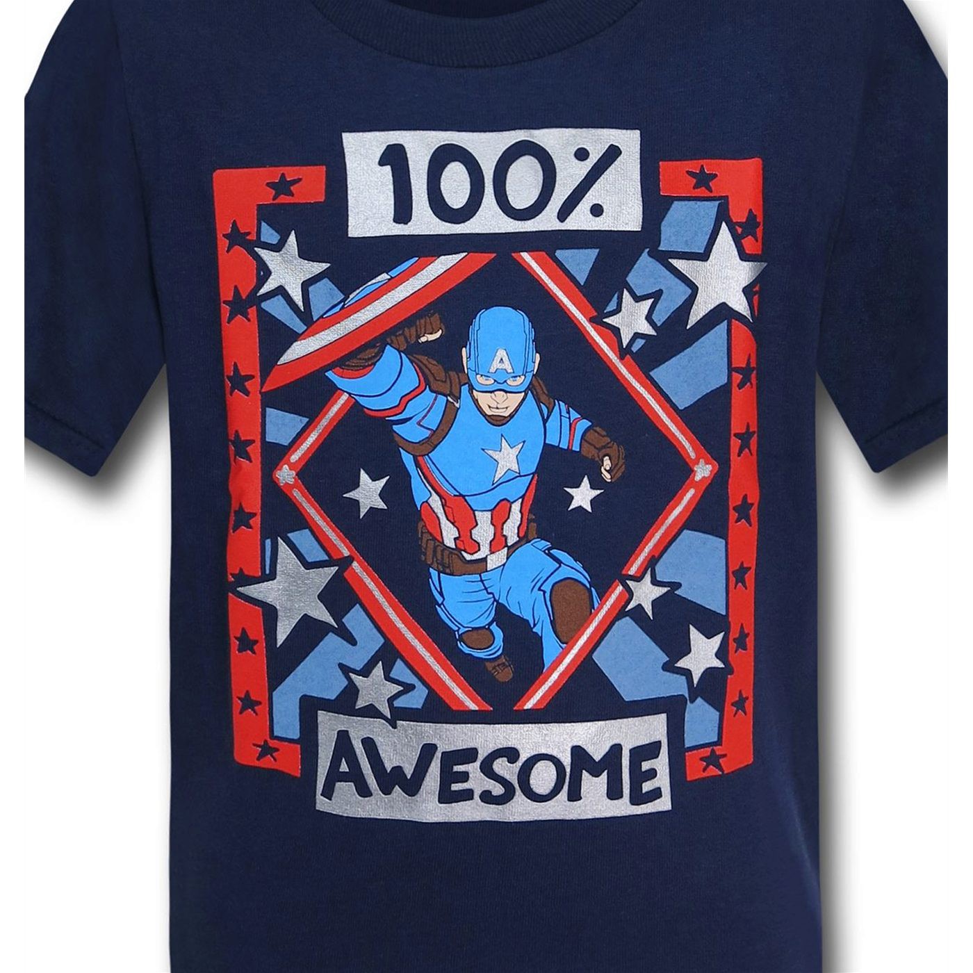 Captain America Awesome Kids T-Shirt