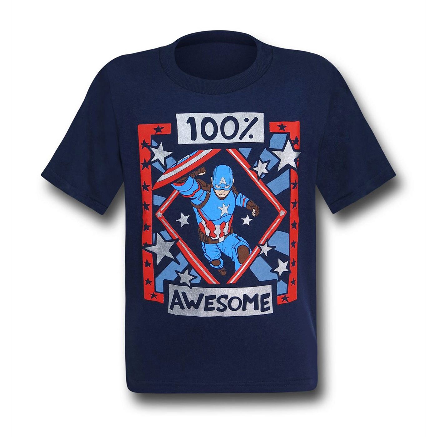 Captain America Awesome Kids T-Shirt