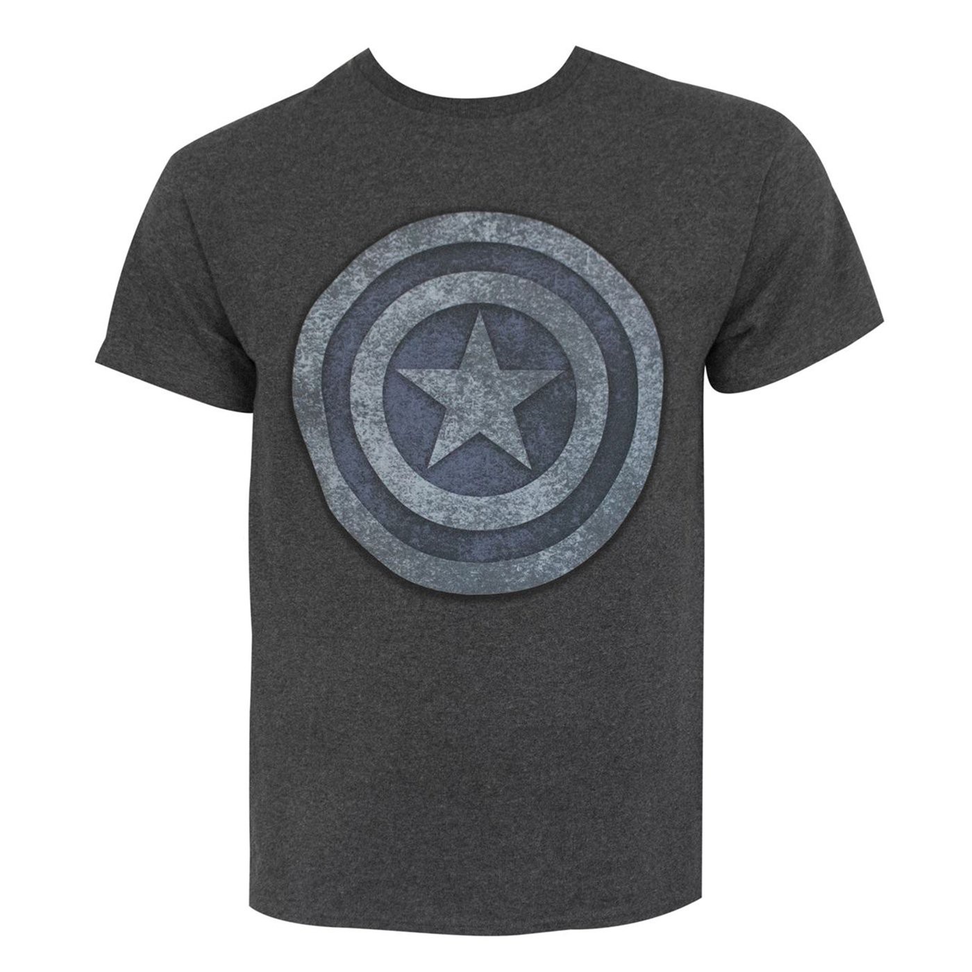Captain America Blue & Silver Shield Men's T-Shirt