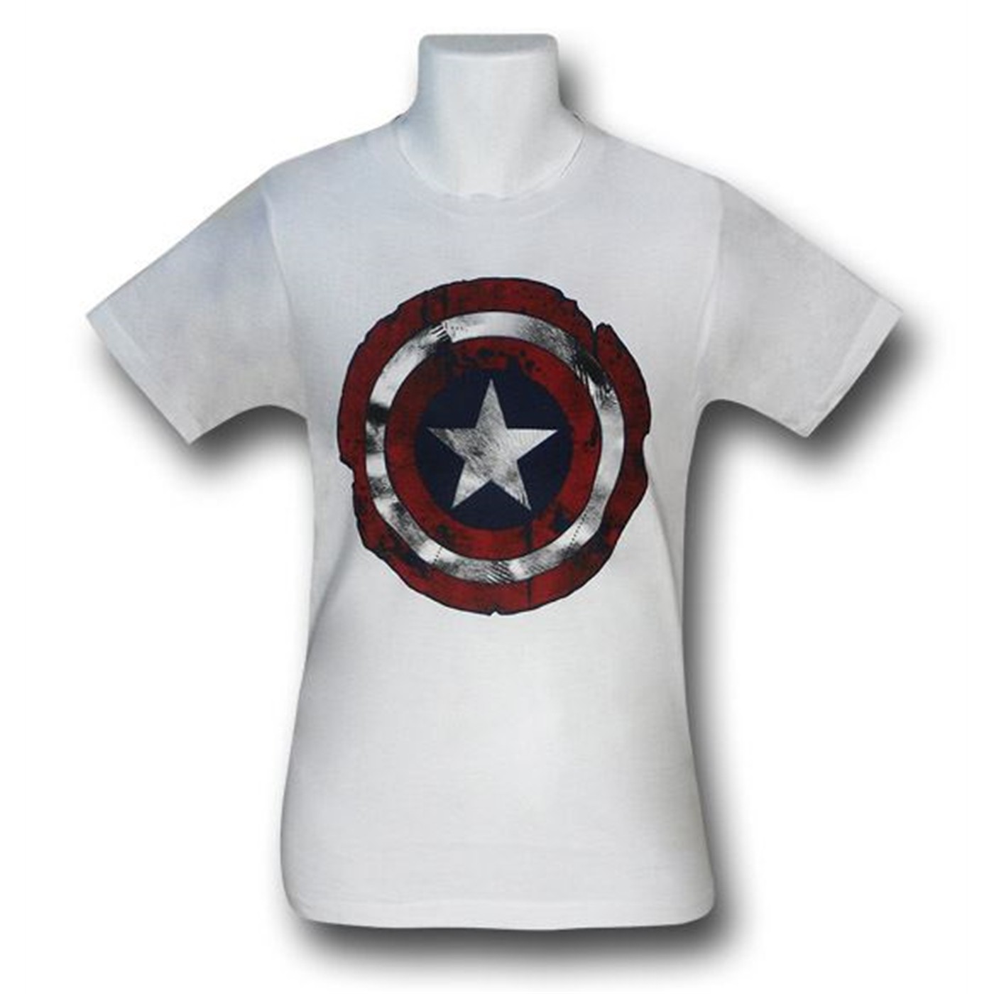 Captain America Battle Shield 30 Single T-Shirt