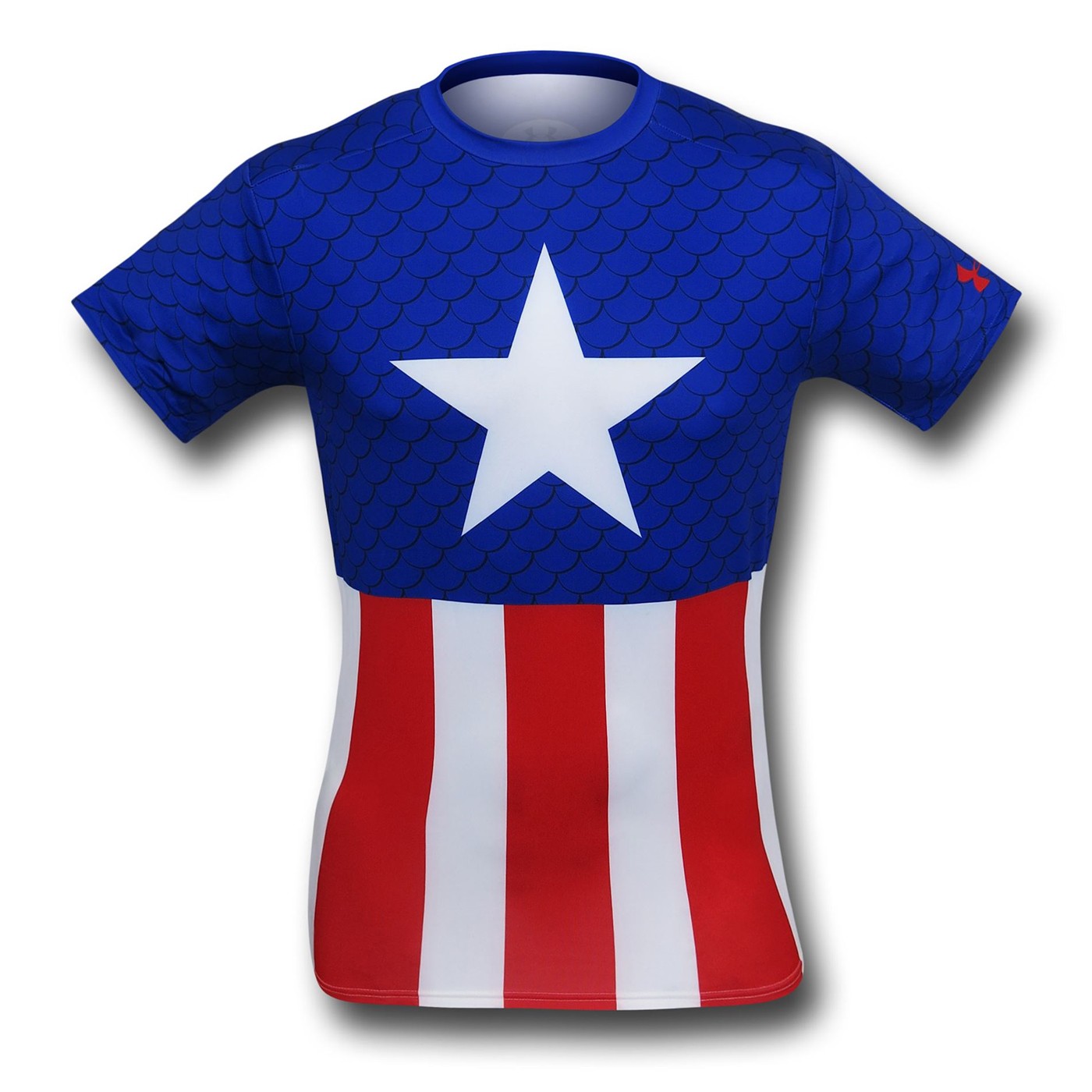 Captain America Costume Under Armour Compression T-Shirt