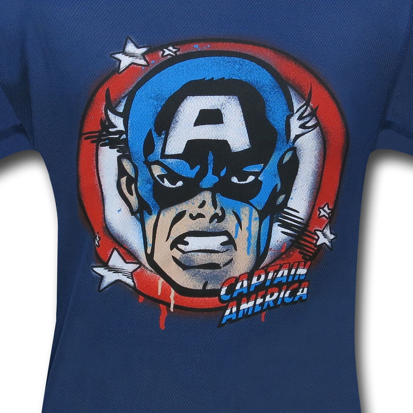 Captain America Circle Polymesh T-Shirt