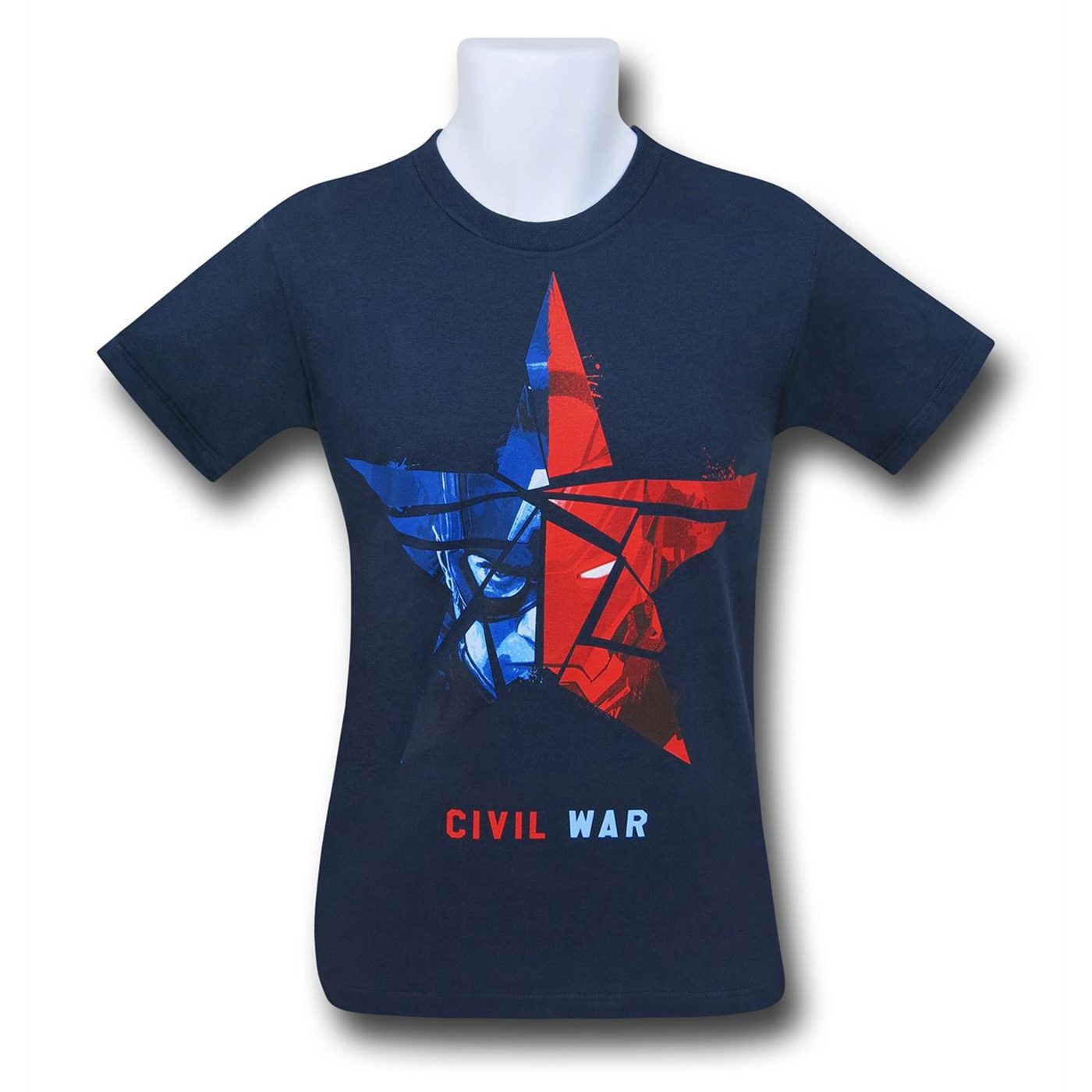 Captain America Civil War Star Symbol T-Shirt
