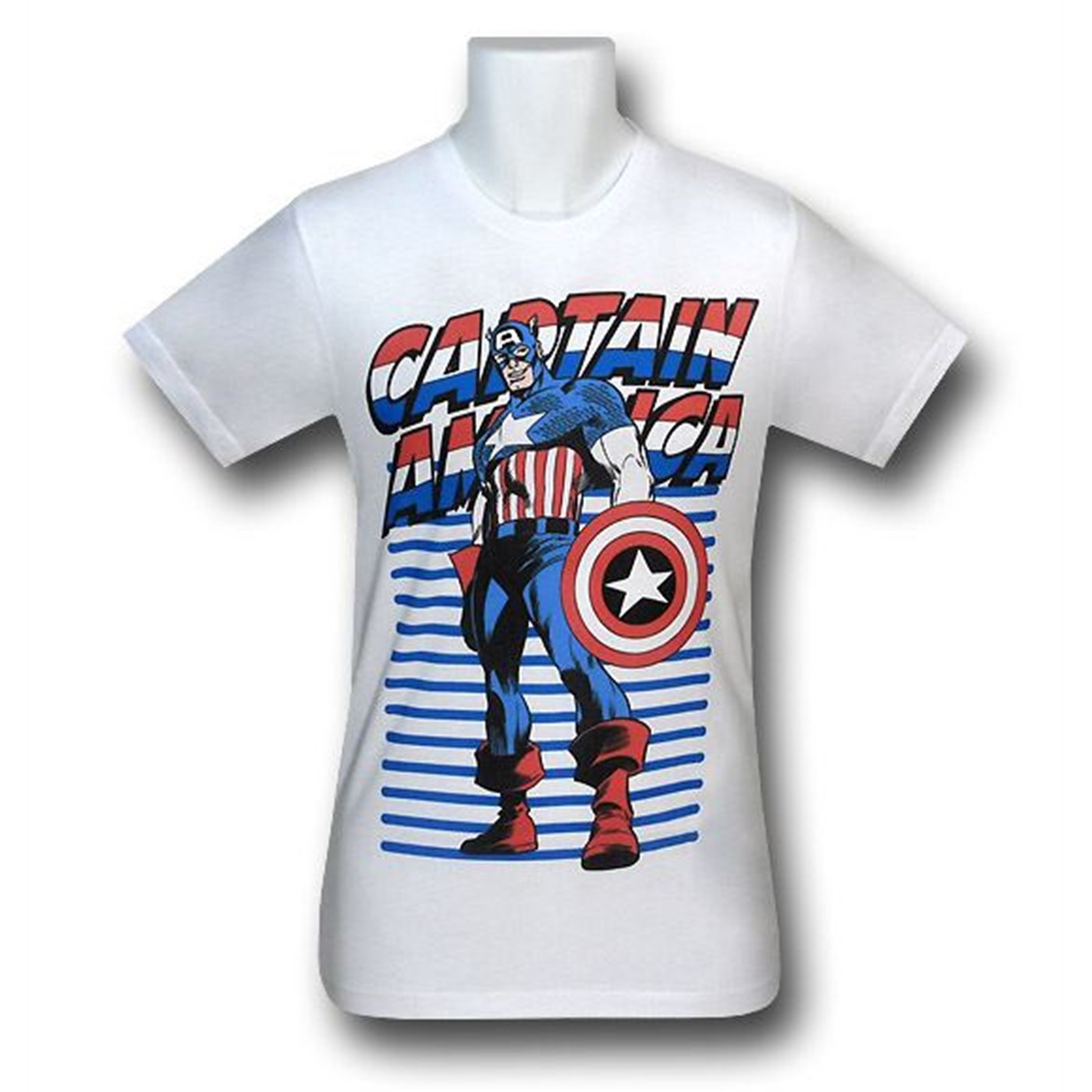 Captain America Cap's Colors 30 Single T-Shirt