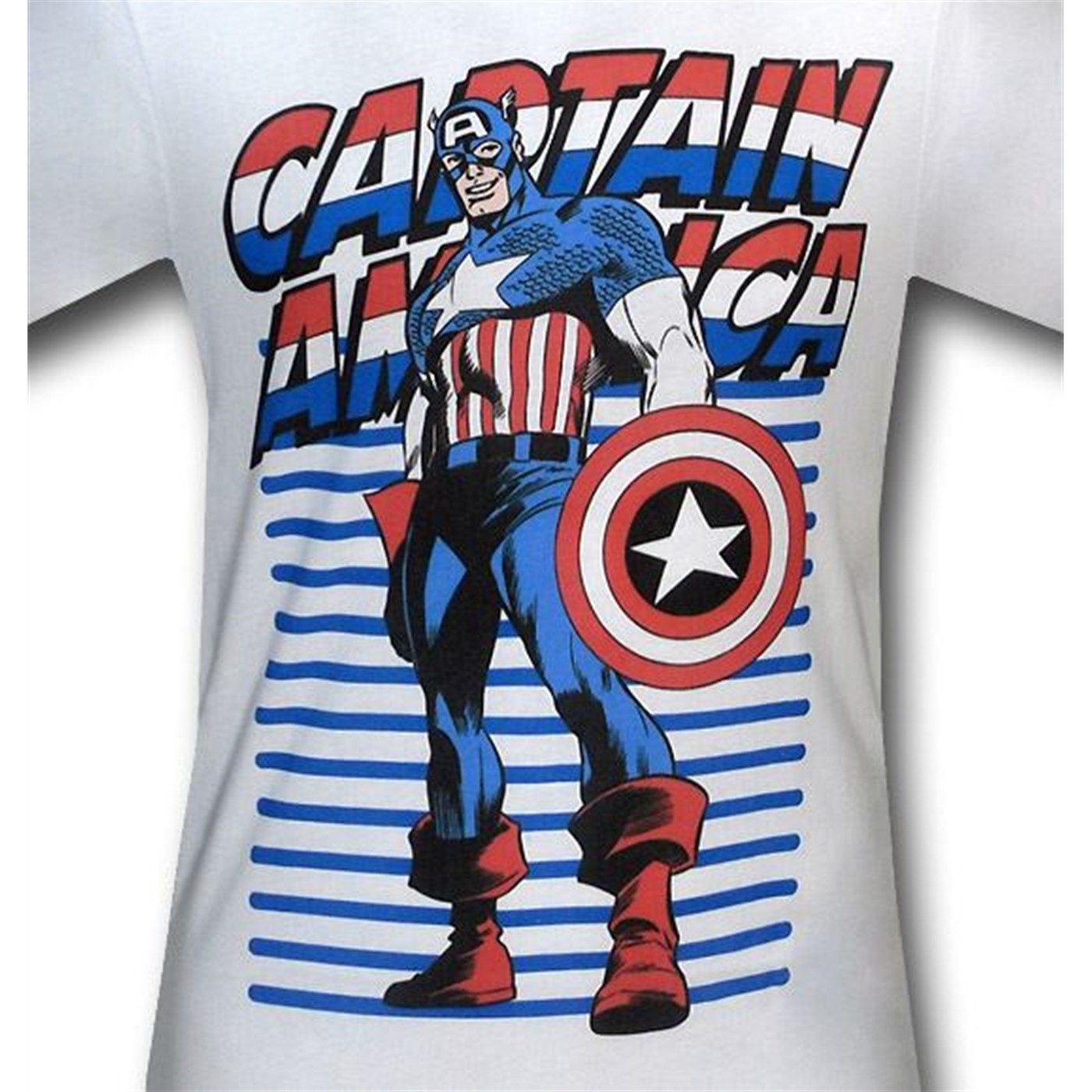 Captain America Cap's Colors 30 Single T-Shirt