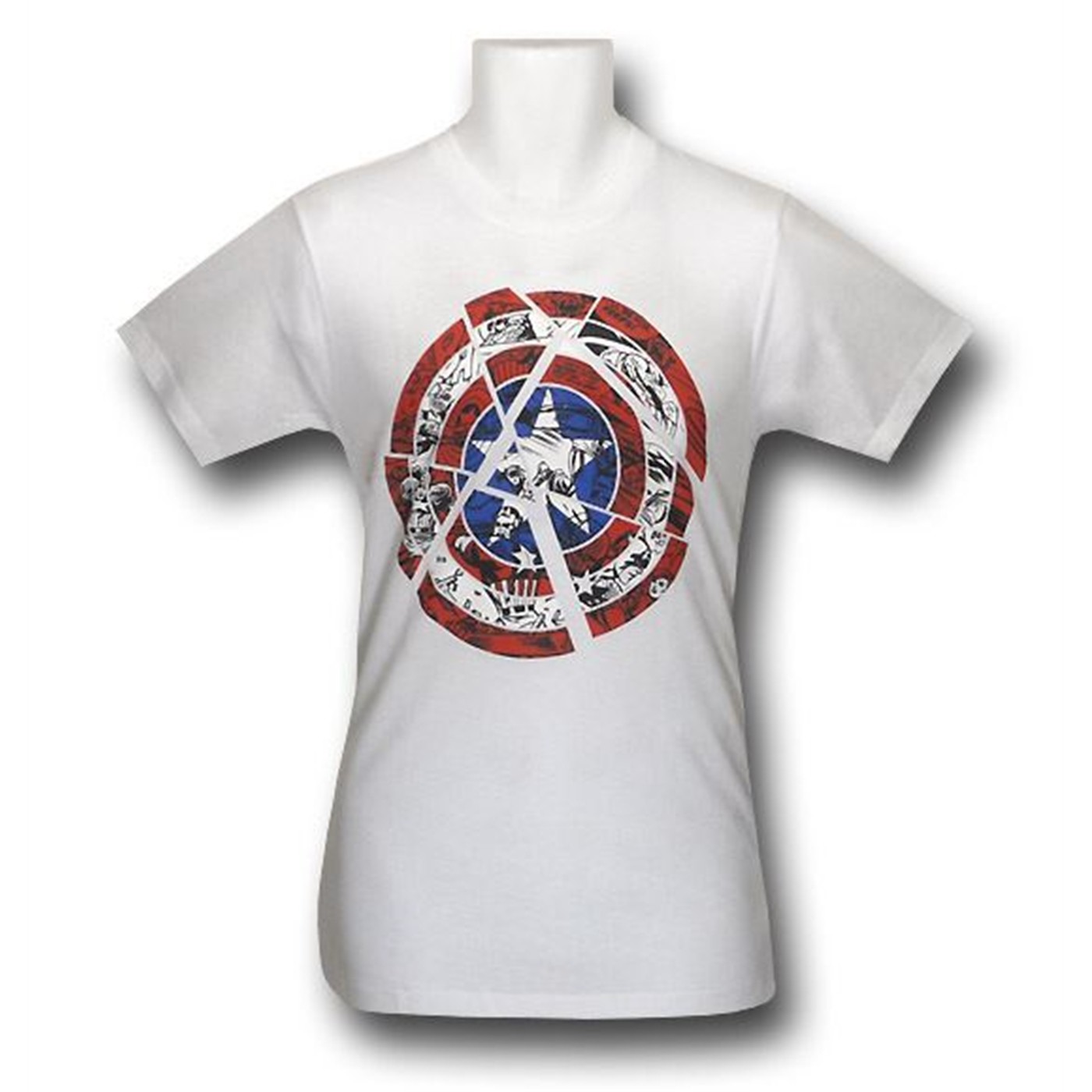 Captain America Shield Shards 30 Single T-Shirt