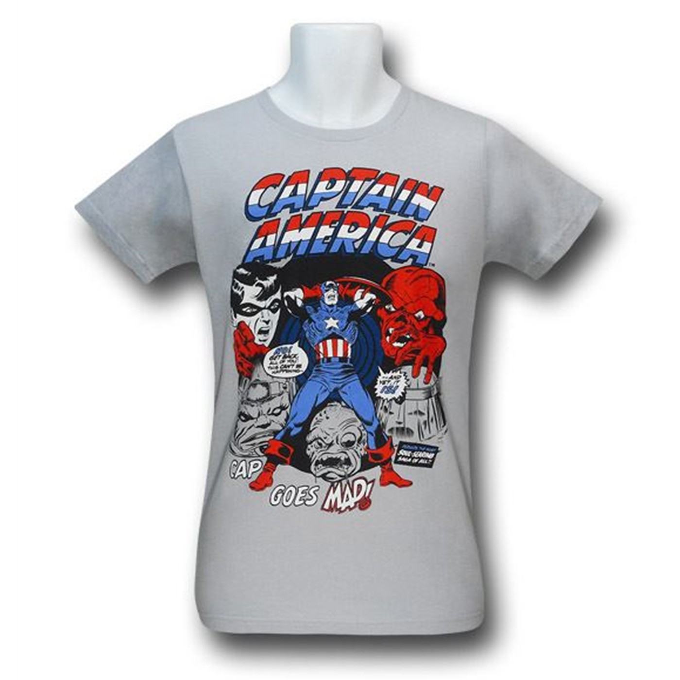 Captain America Goes Mad 30 Single T-Shirt