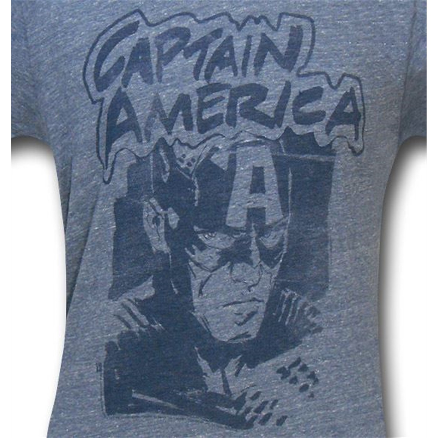 Captain America Grimace Junk Food Triblend Shirt
