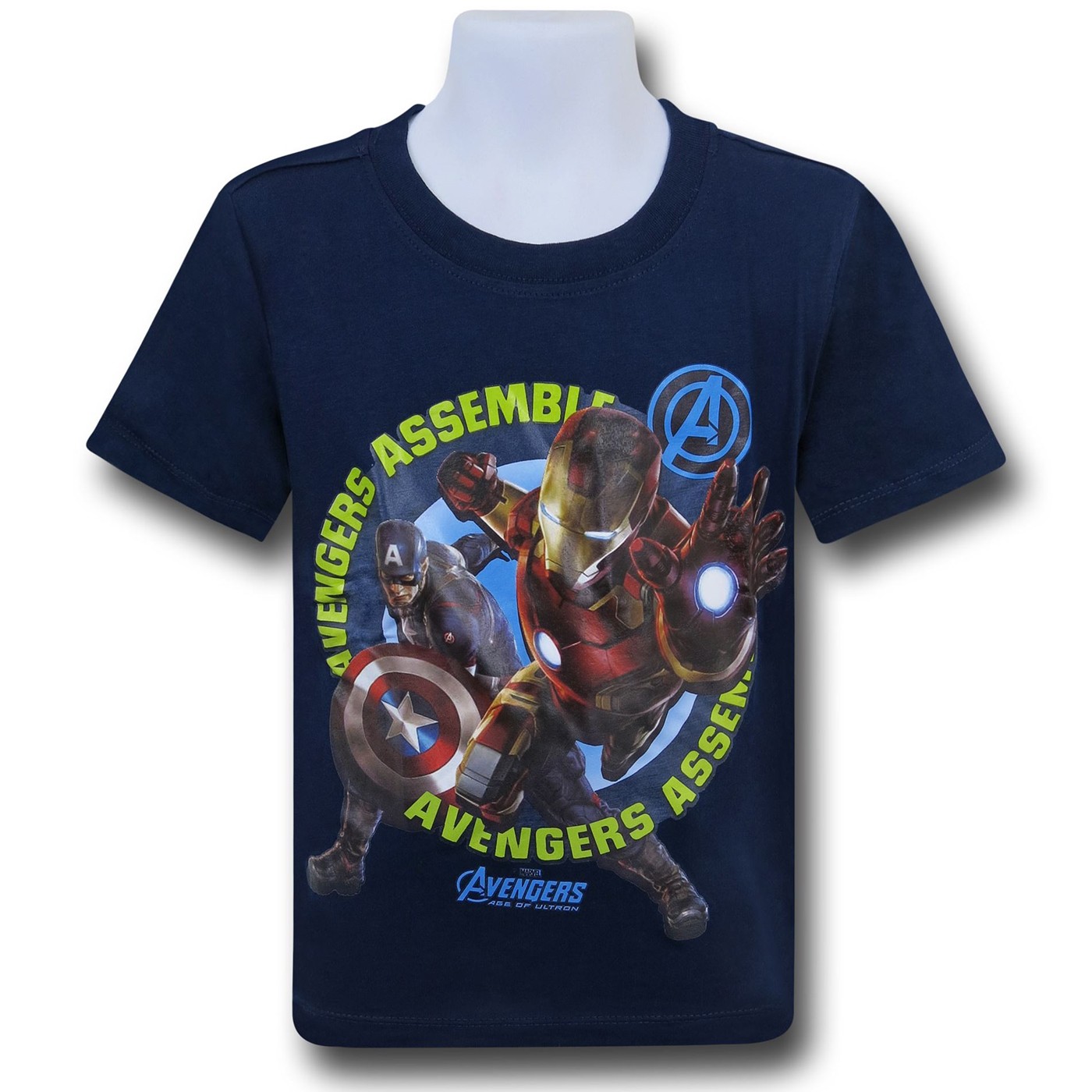 Captain America & Iron Man Assemble Kids T-Shirt