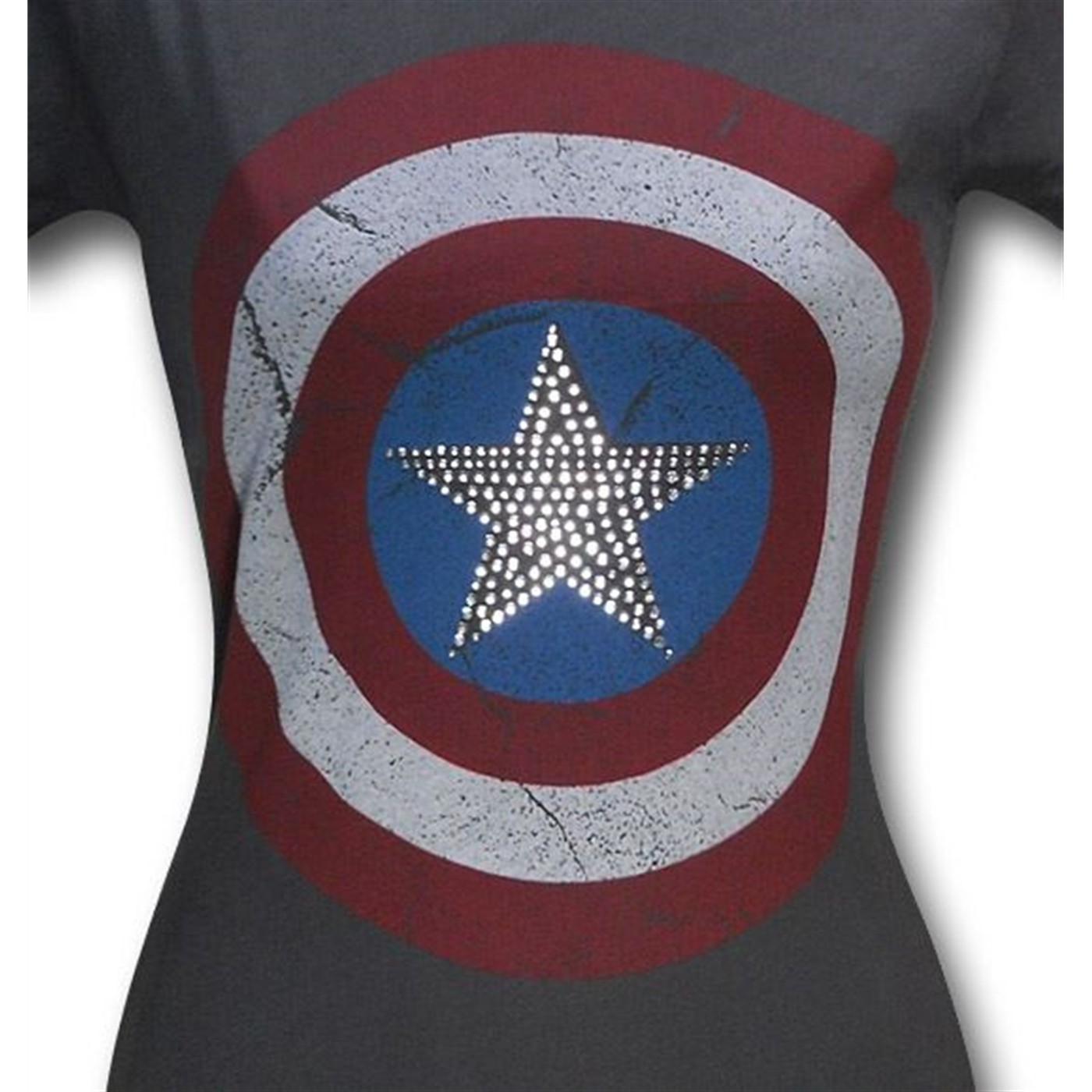 Captain America Juniors Shield Studs T-Shirt