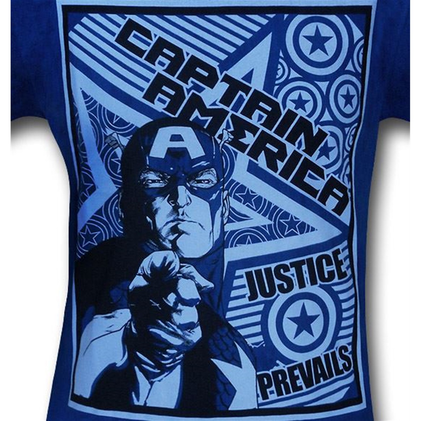 Captain America Justice Prevails T-Shirt