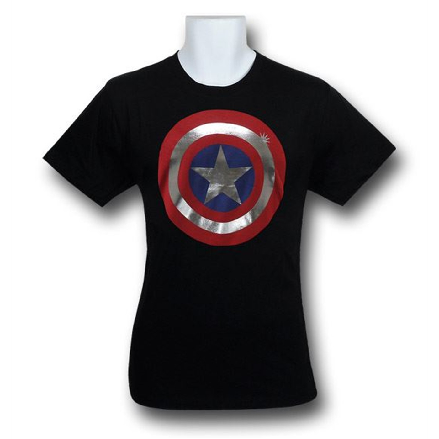 Captain America Foil Shield Kids T-Shirt