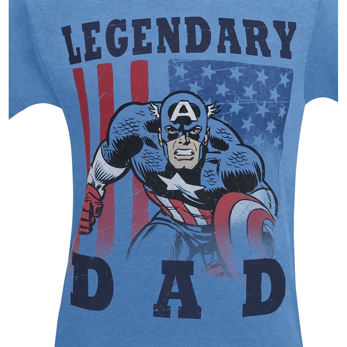 Captain America Legendary Dad Men's T-Shirt