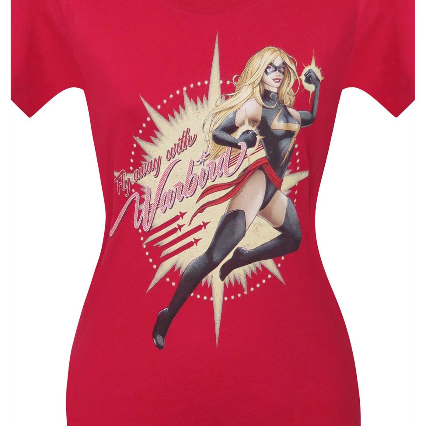 Ms Marvel Fly Away Warbird Women's T-Shirt