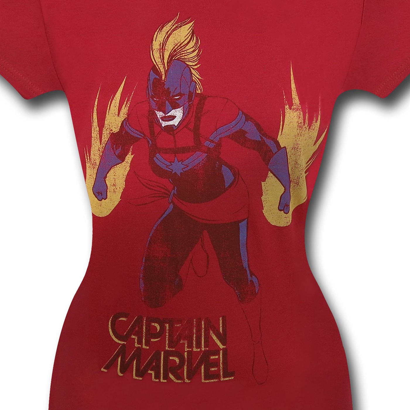 Captain Marvel Red Women's T-Shirt