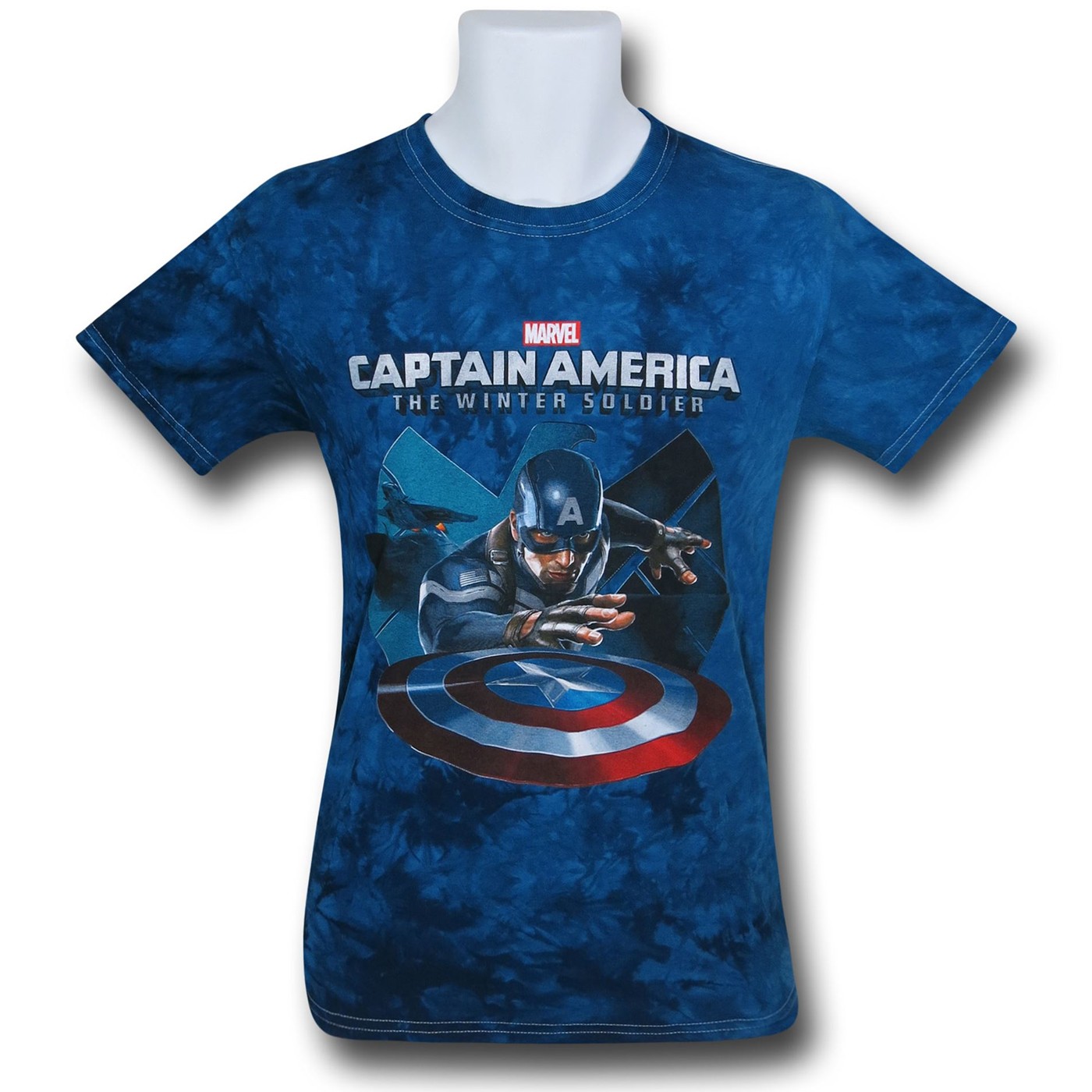 Captain America Winter Soldier Tie Dye T-Shirt