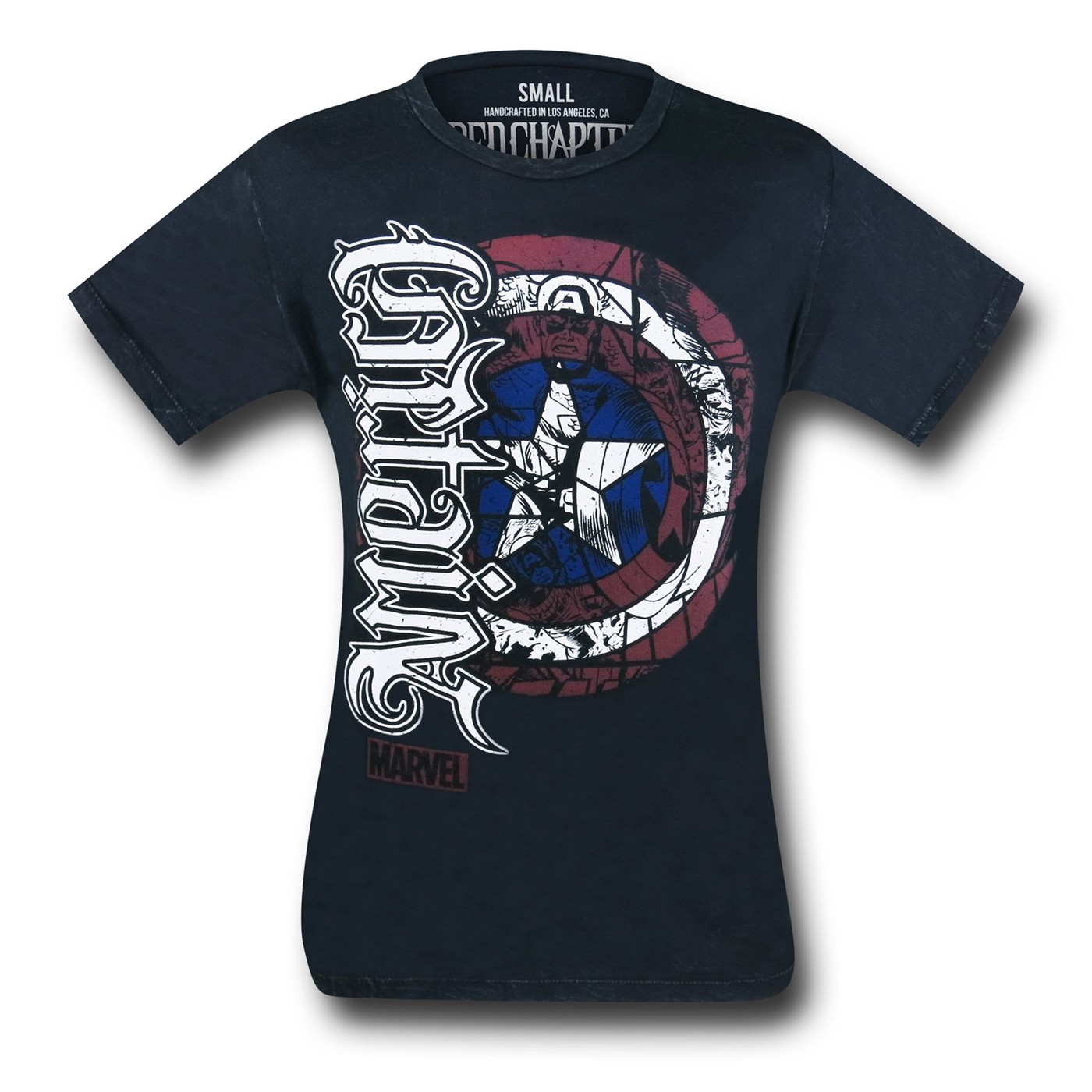 Captain America Shield Red Chapter Ambigram T-Shirt