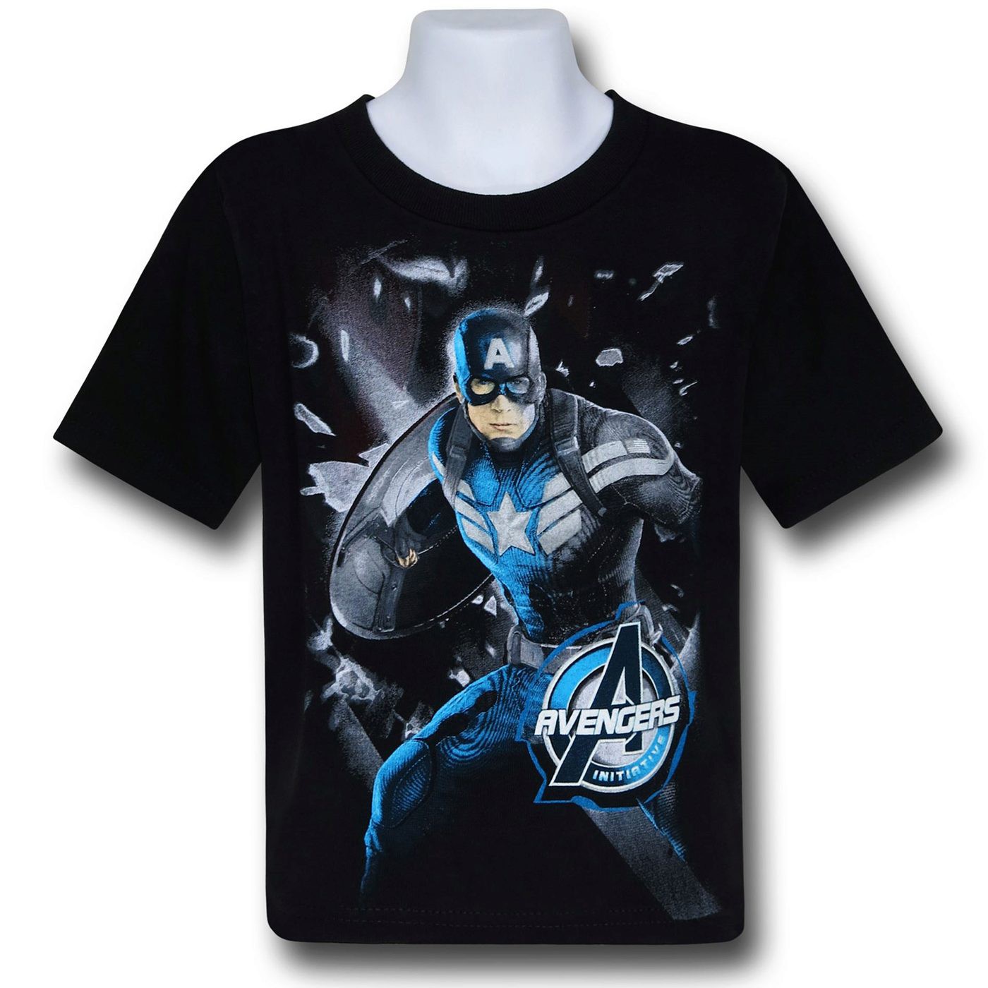 Captain America Shatter Image Kids T-Shirt