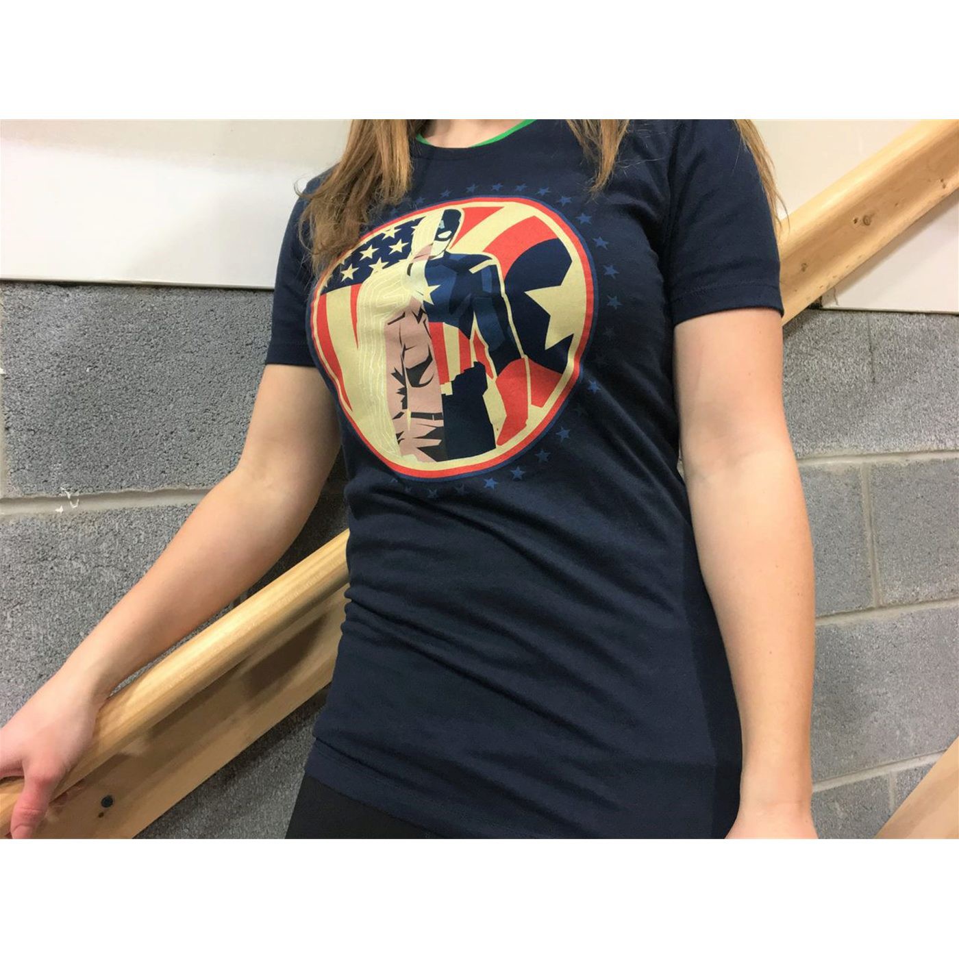 Captain America Steve Rogers Split Women's T-Shirt