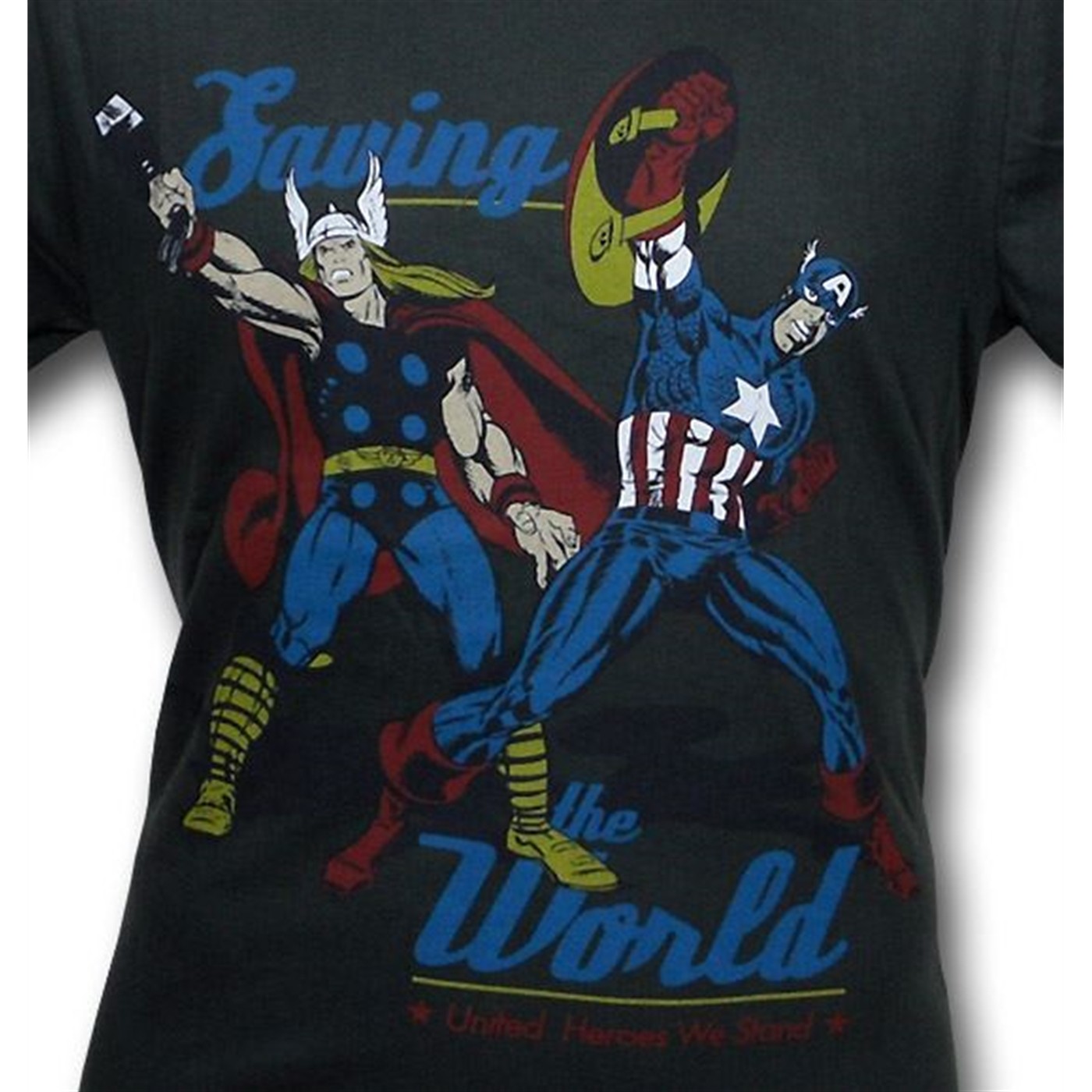 Captain America, Thor Team Up 30s T-Shirt