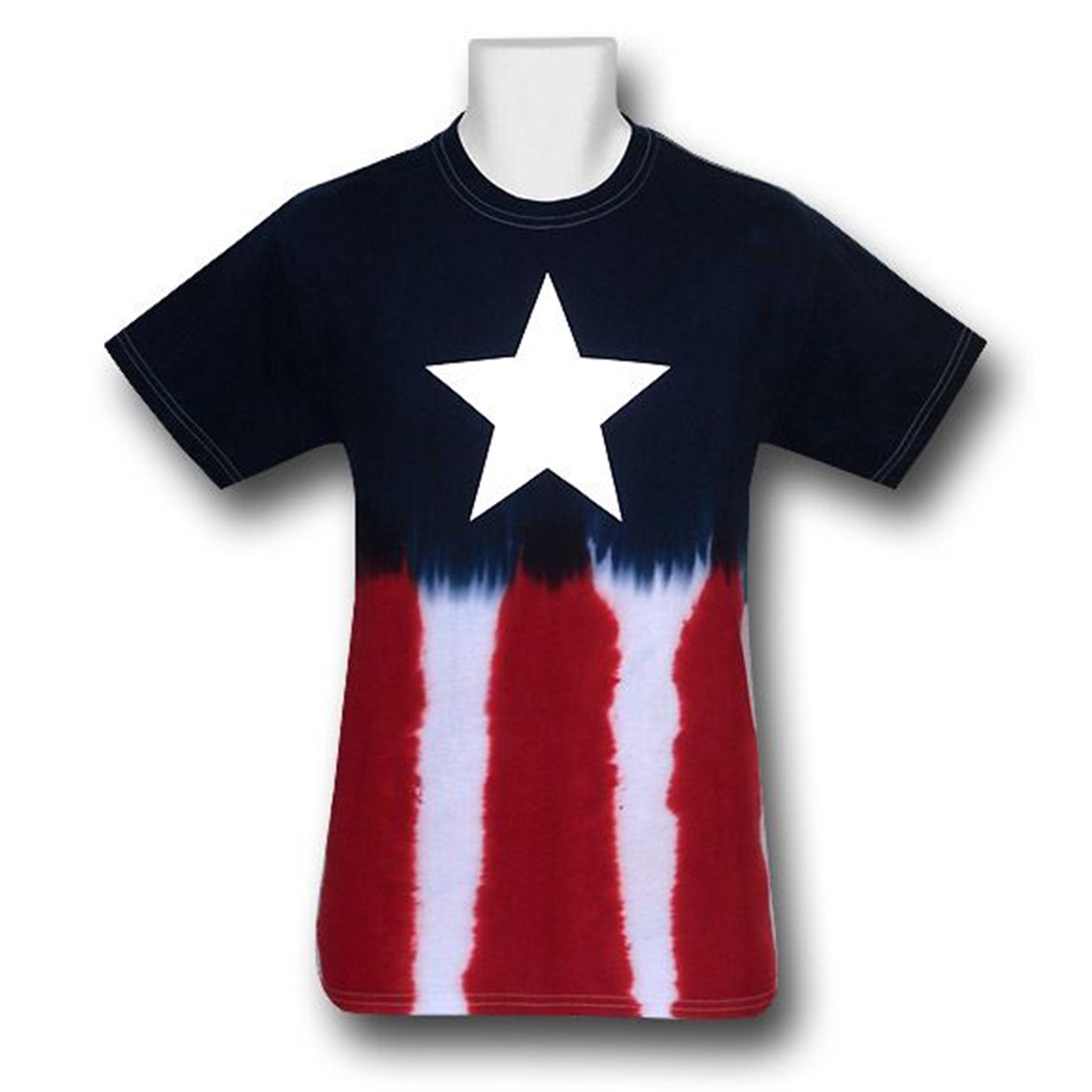 Captain America Tie Dye Costume T-Shirt