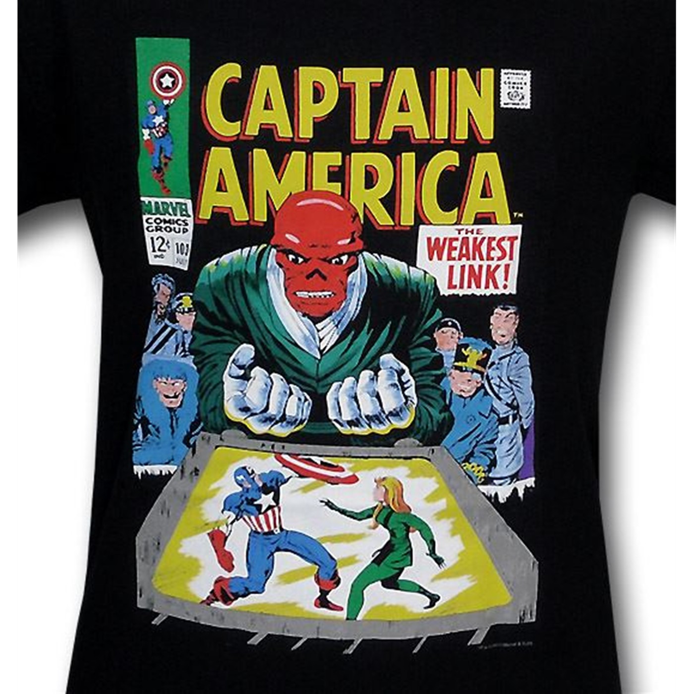 Captain America Red Skull Weak Link T-Shirt