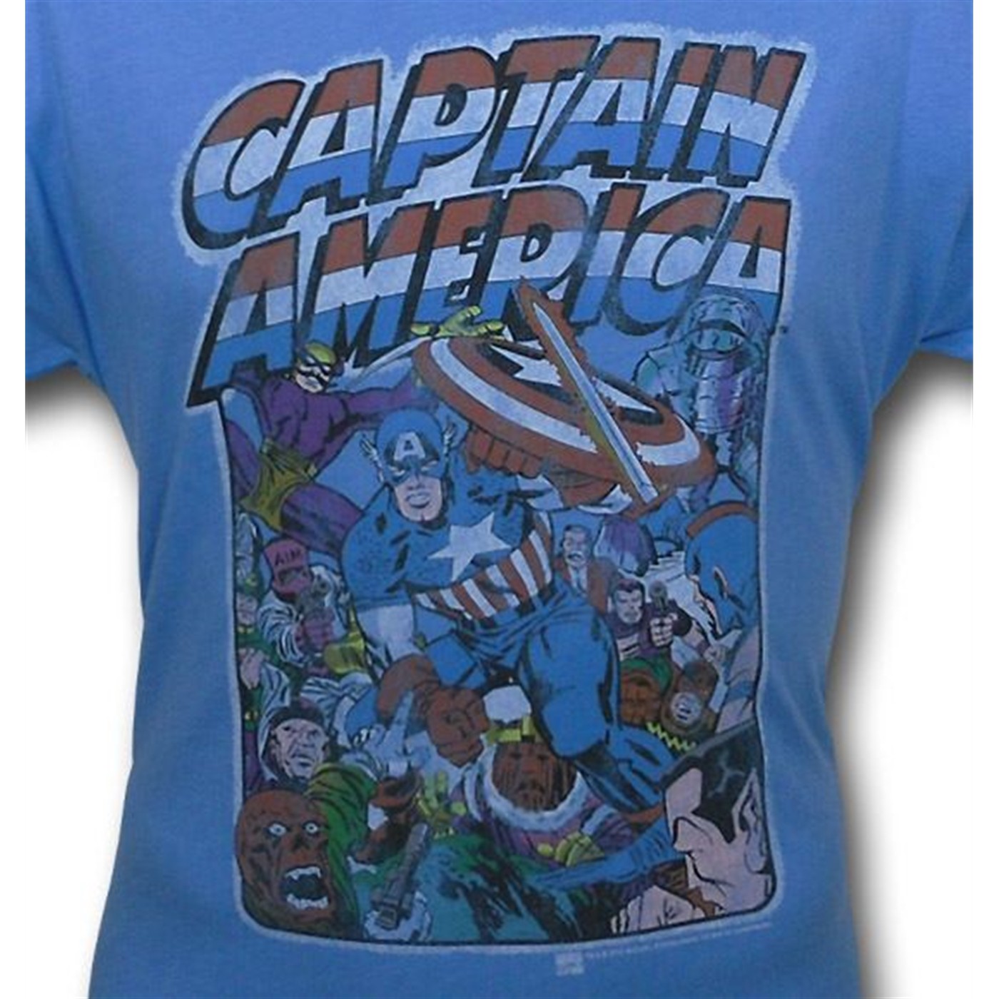 Captain America Wicked Mob Junk Food T-Shirt
