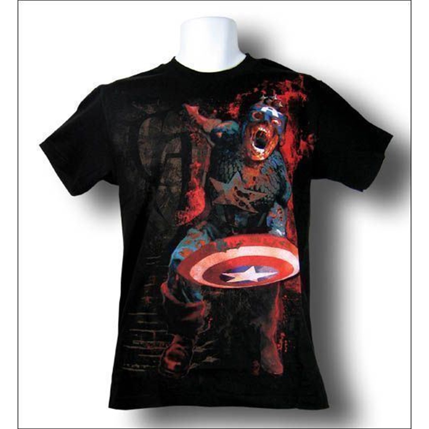 Captain America Zombie T-Shirt
