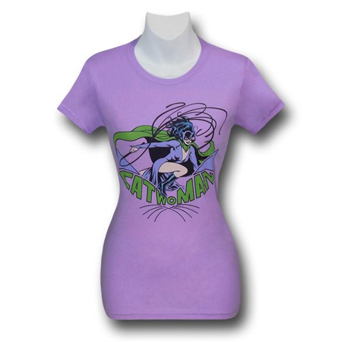 Catwoman Lilac And Whiskers Women's T-Shirt