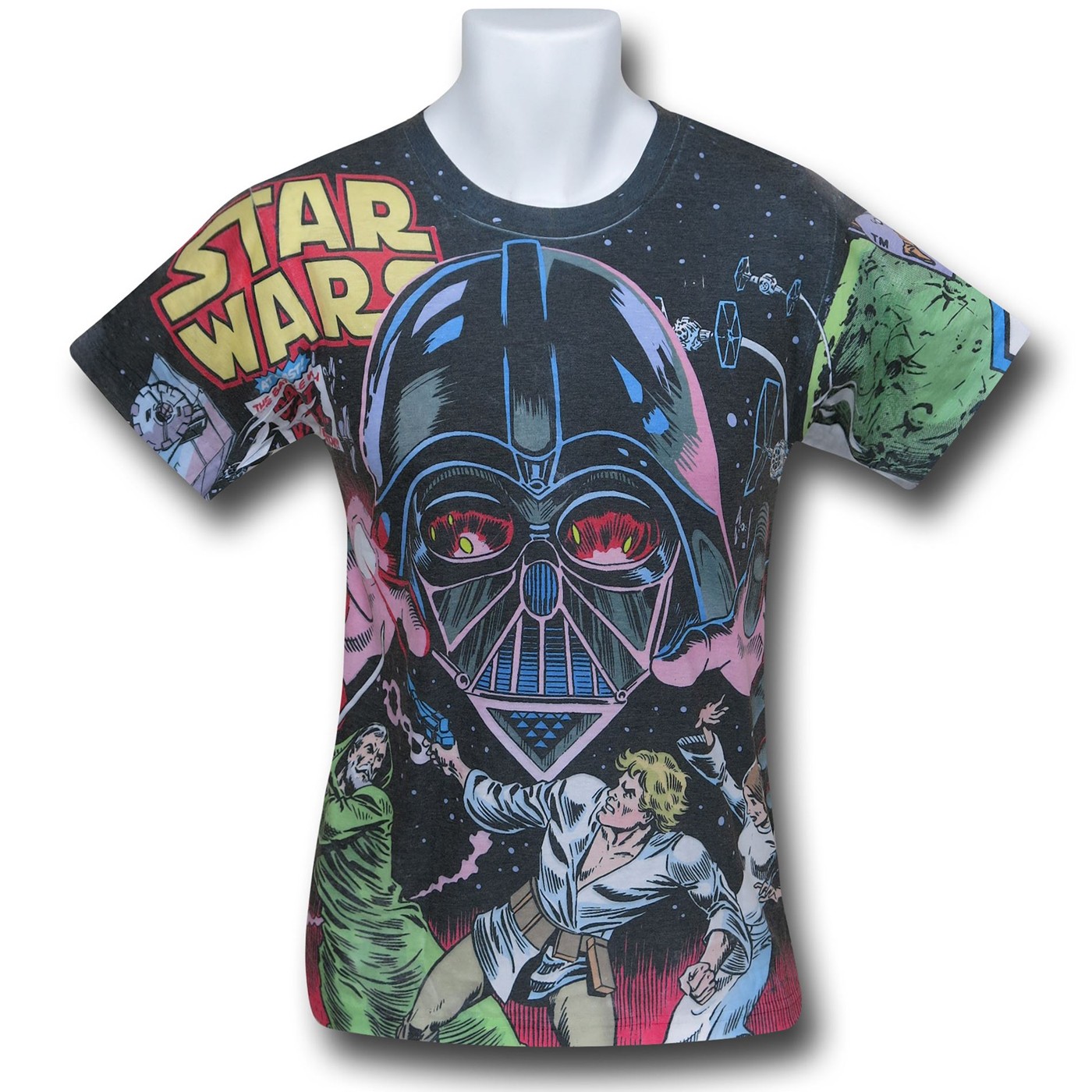 Star Wars Comic Vader Battle Sublimated T-Shirt