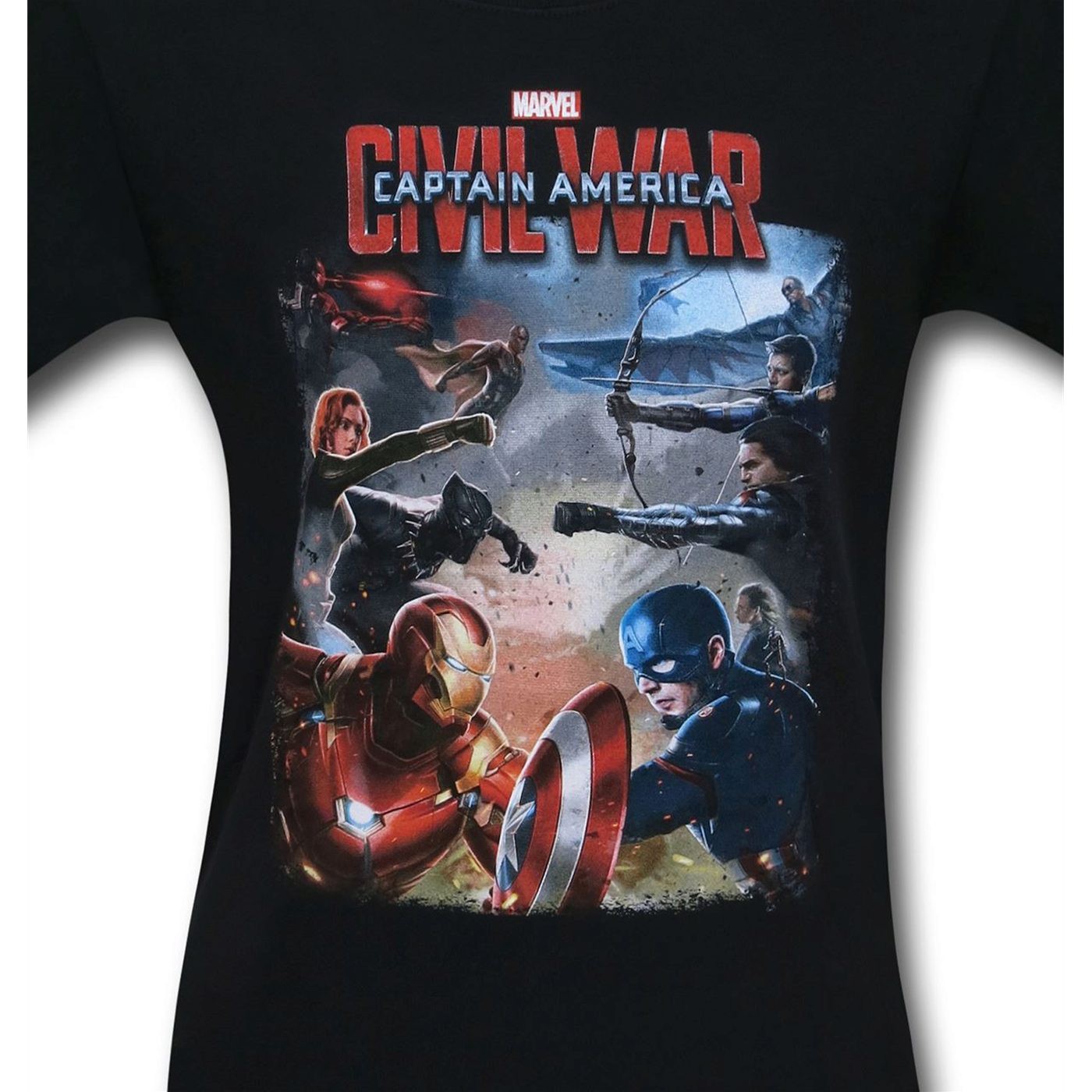 Captain America Civil War Battle T-Shirt