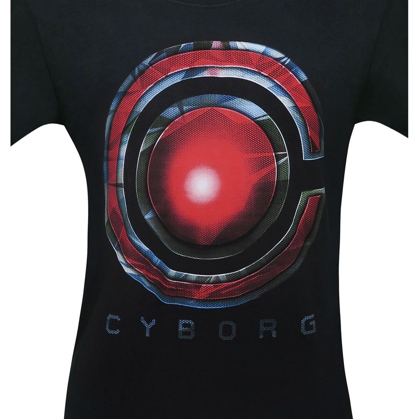 Cyborg Symbol Justice League Movie Men's T-Shirt