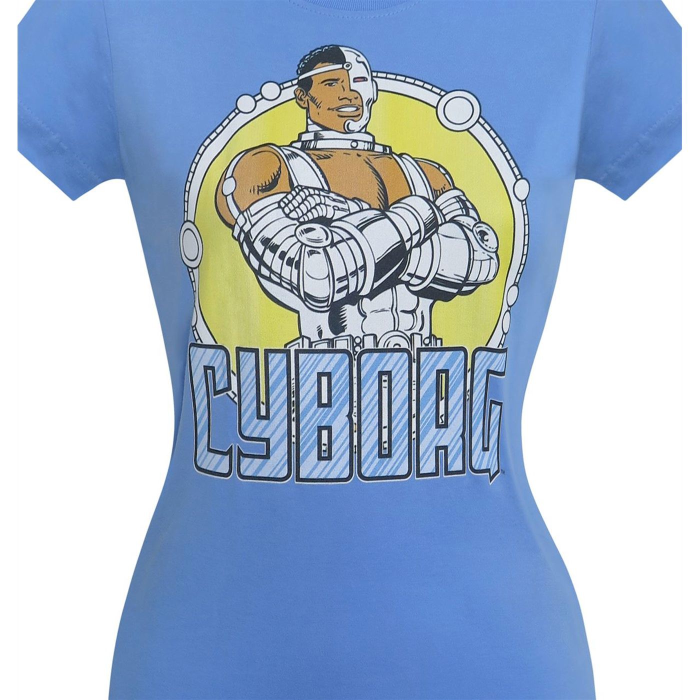 Cyborg Retro Circle Women's T-Shirt