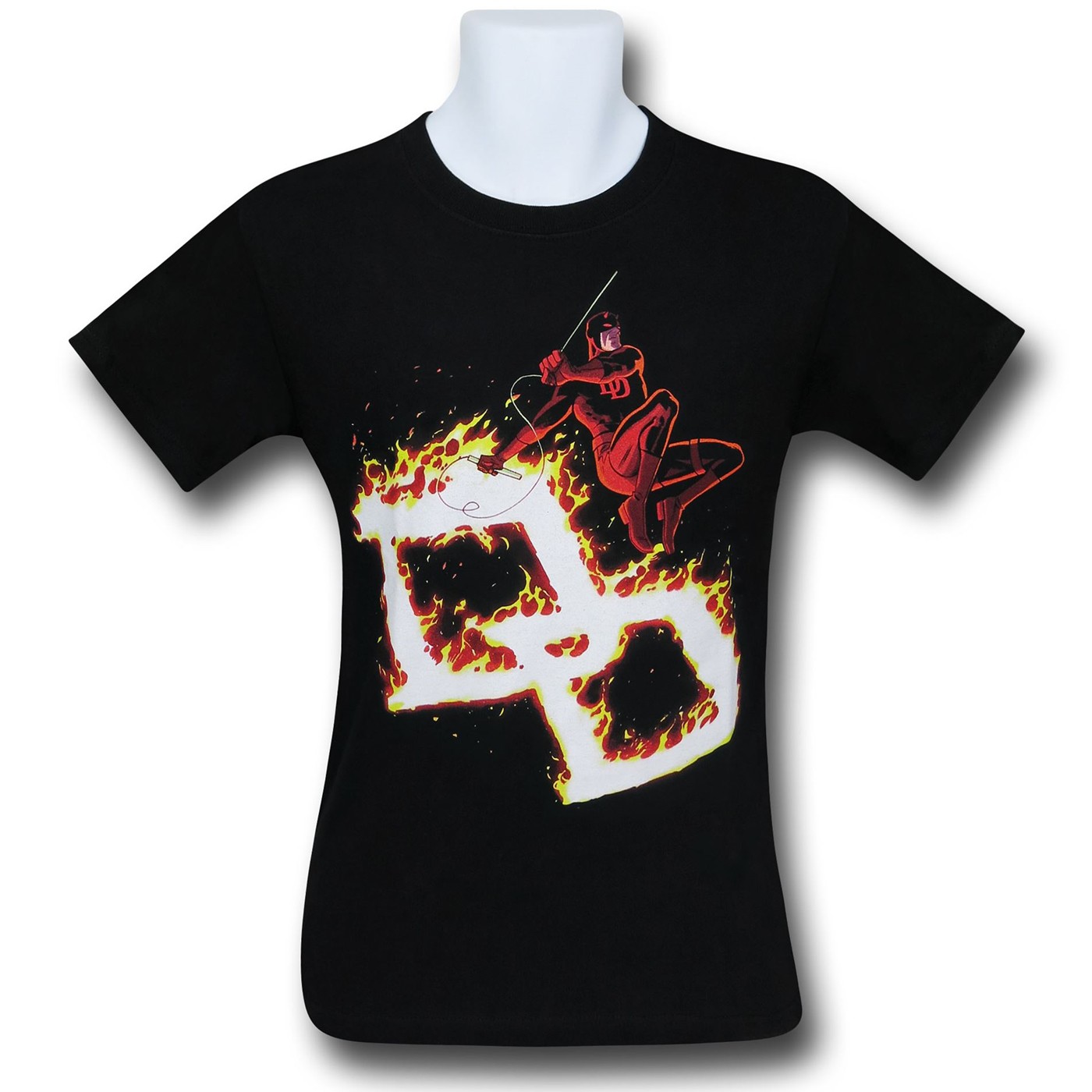 Daredevil Firebrand Logo Black T-Shirt