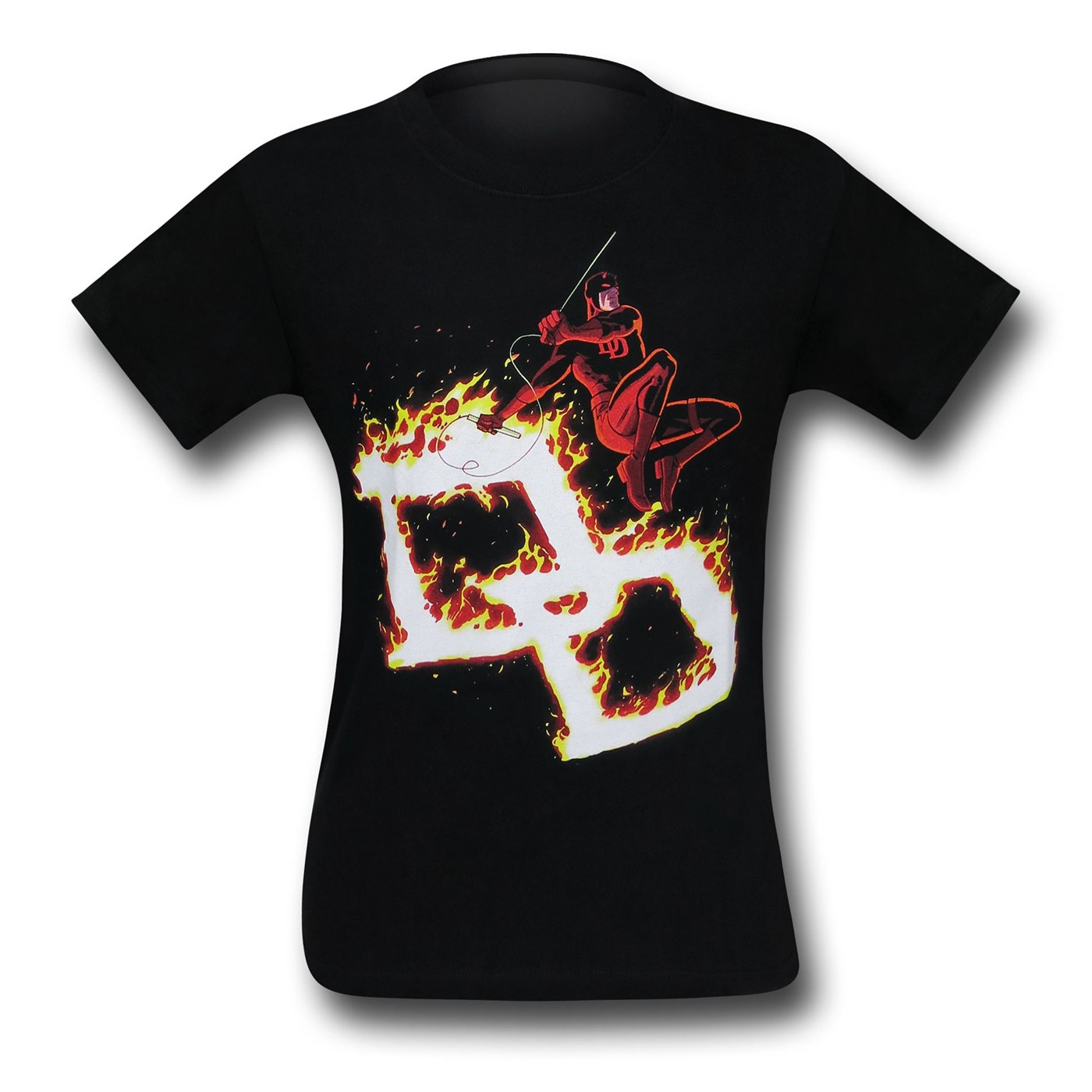 Daredevil Firebrand Logo Black T-Shirt