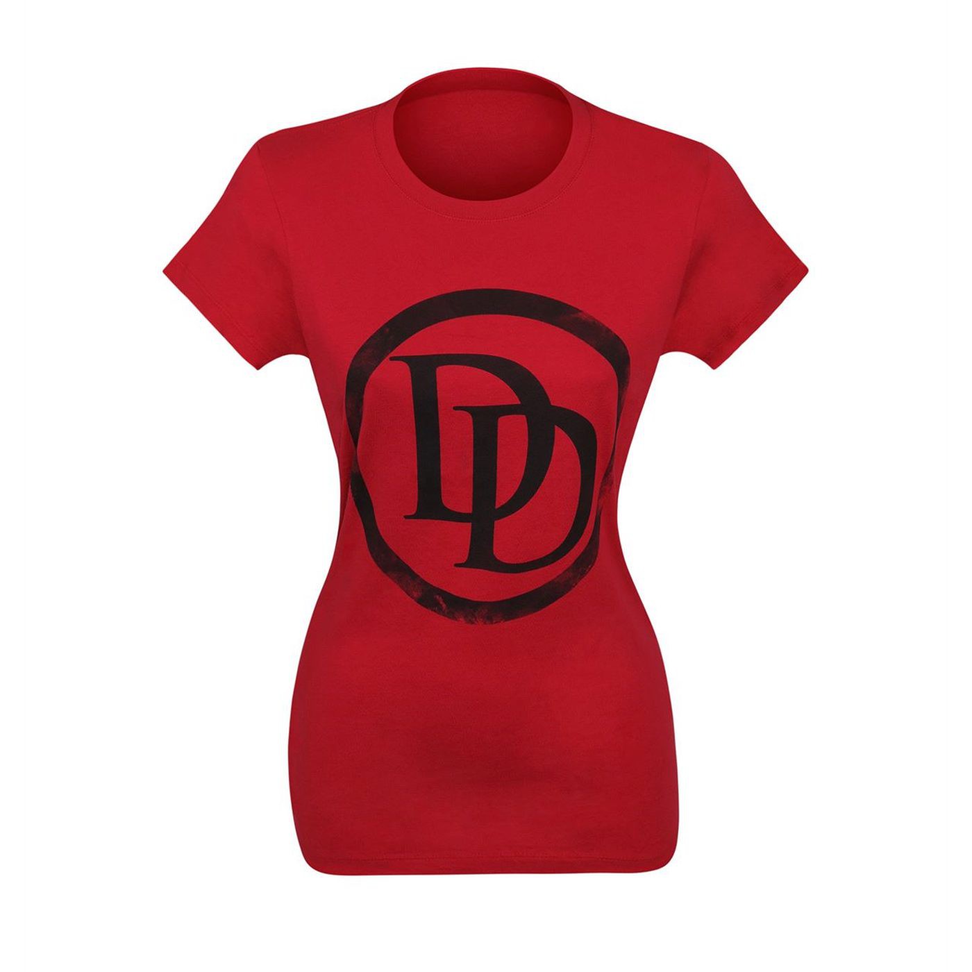 thumbnail interactive-video image 1 of Marvel Daredevil Official Logo Graphic T-Shirt – Red, 100% Cotton, Men’s Short Sleeve 1 of 5
