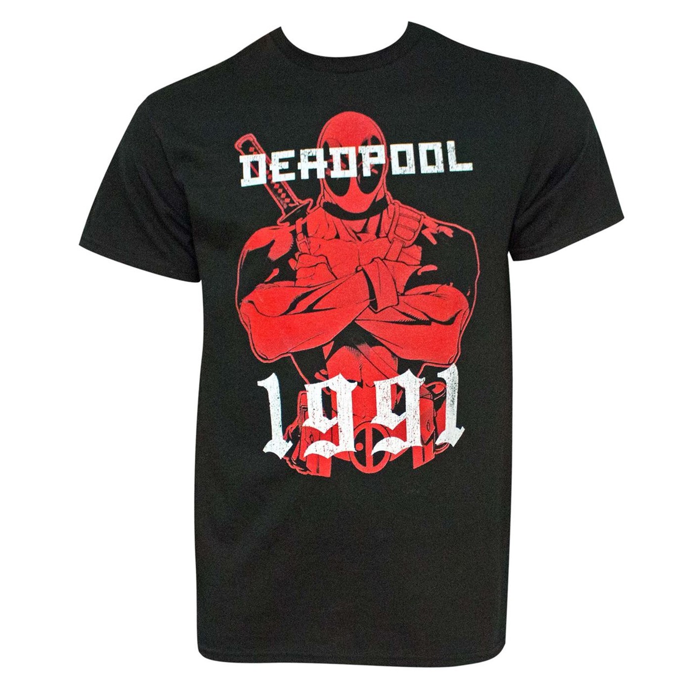 Deadpool 1991 Black Men's T-Shirt