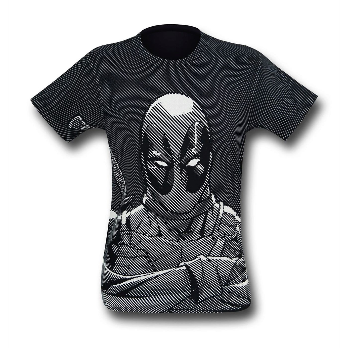Marvel Deadpool Crossed Arms T-Shirt Uomo, Nero, S